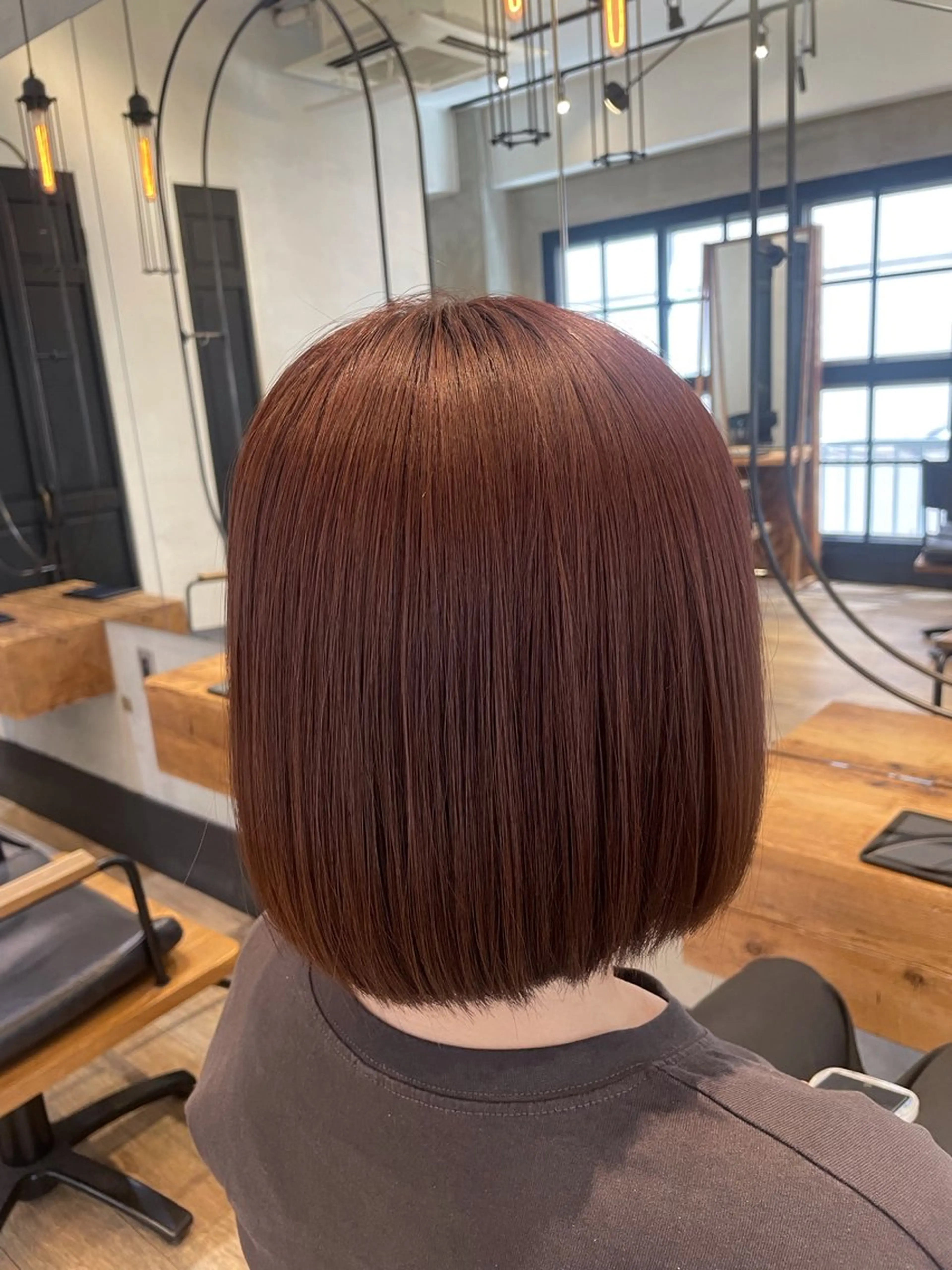 ショート カラー ボブ カット 新宿/カット/ 縮毛矯正/かずまのヘアスタイル