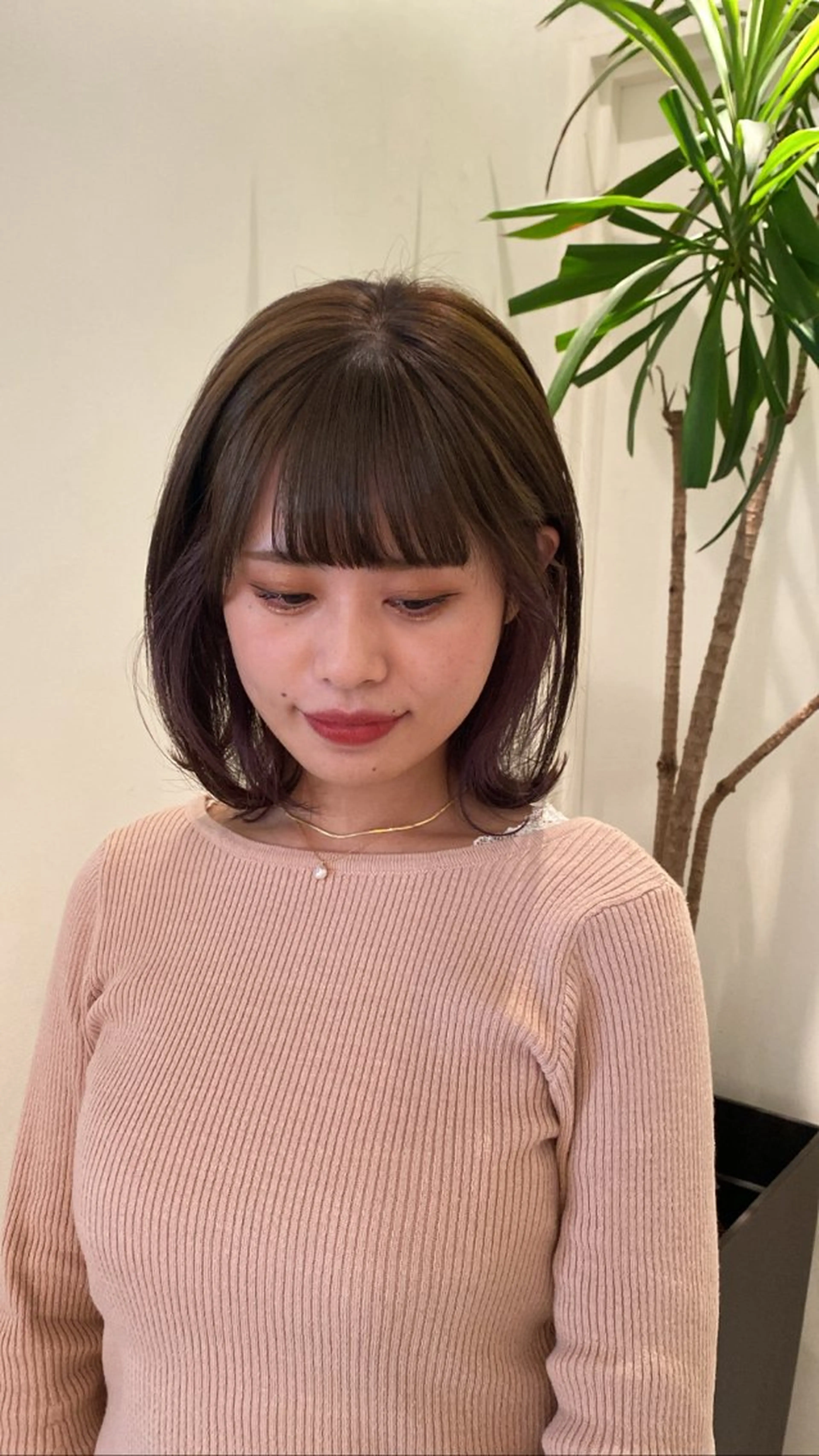 ショート 🎀調布仙川透明感オ リーブカラー干莉🎀のヘアスタイル