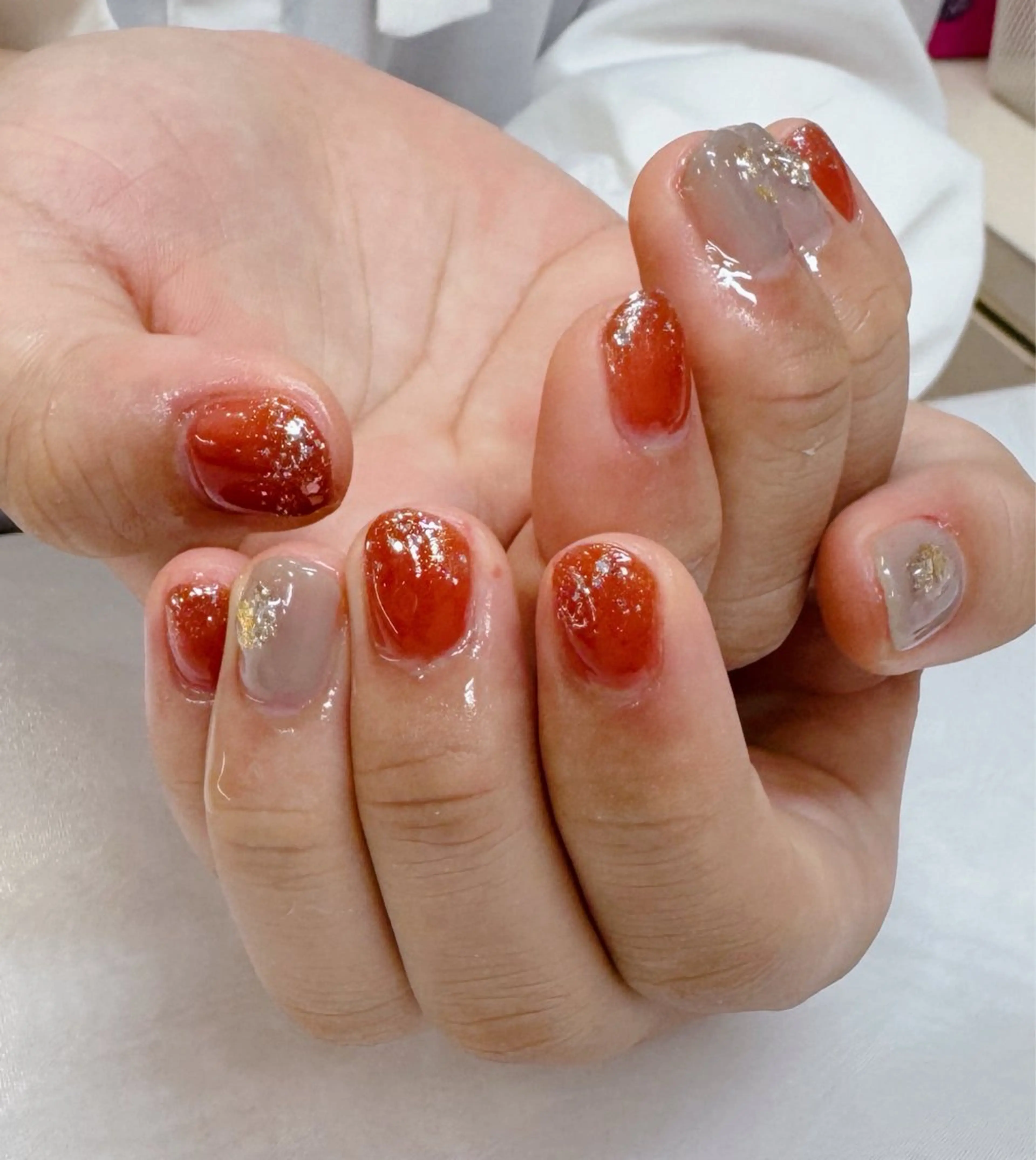 ネイル キラキラネイル ラメ(グリッター) ニュアンスネイル ぷっくりネイル maruyasu. yのネイルデザイン