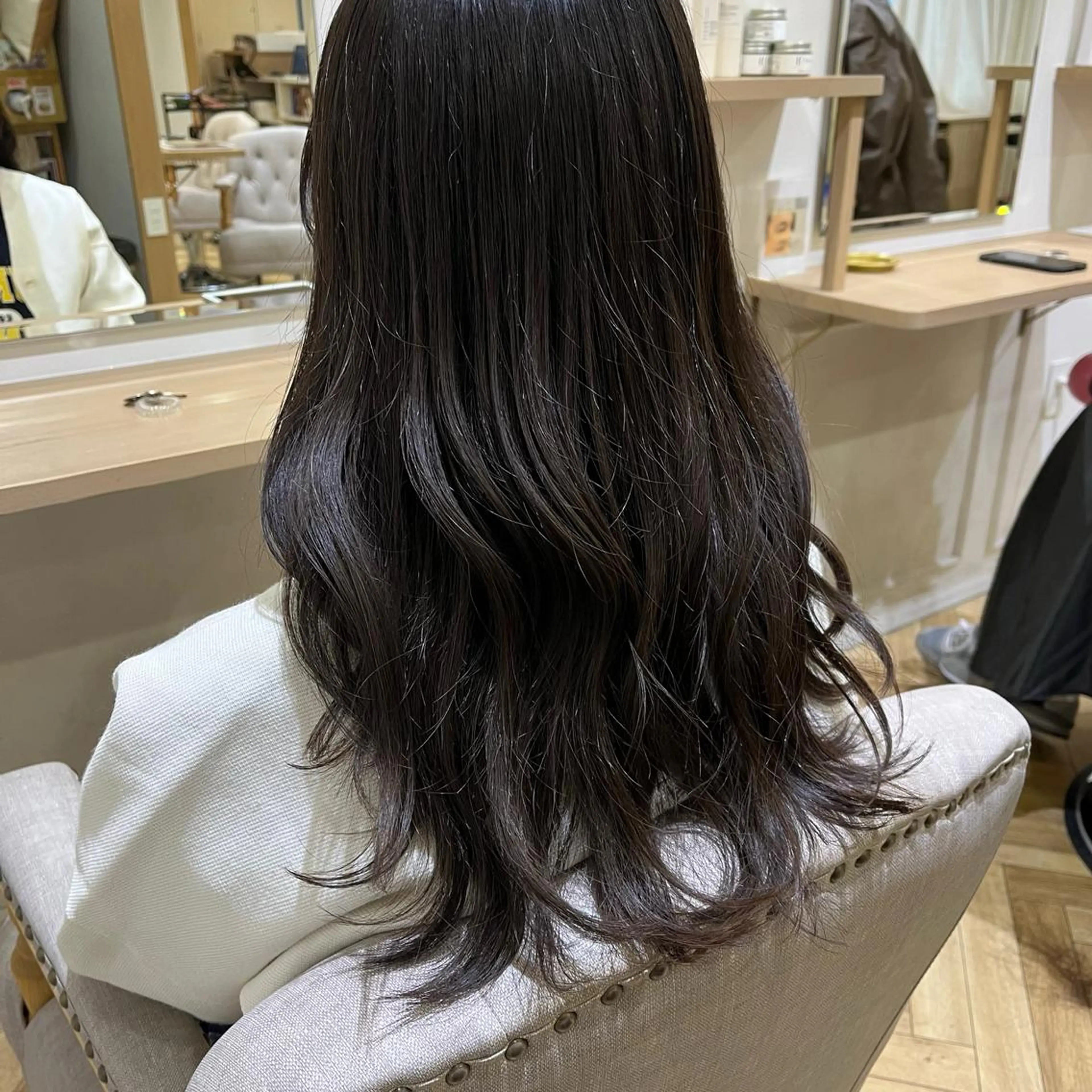 セミロング カット ヘアカラー トリートメント 韓国ﾍｱ&ｼｮｰﾄ ボブ💜桑原のヘアスタイル