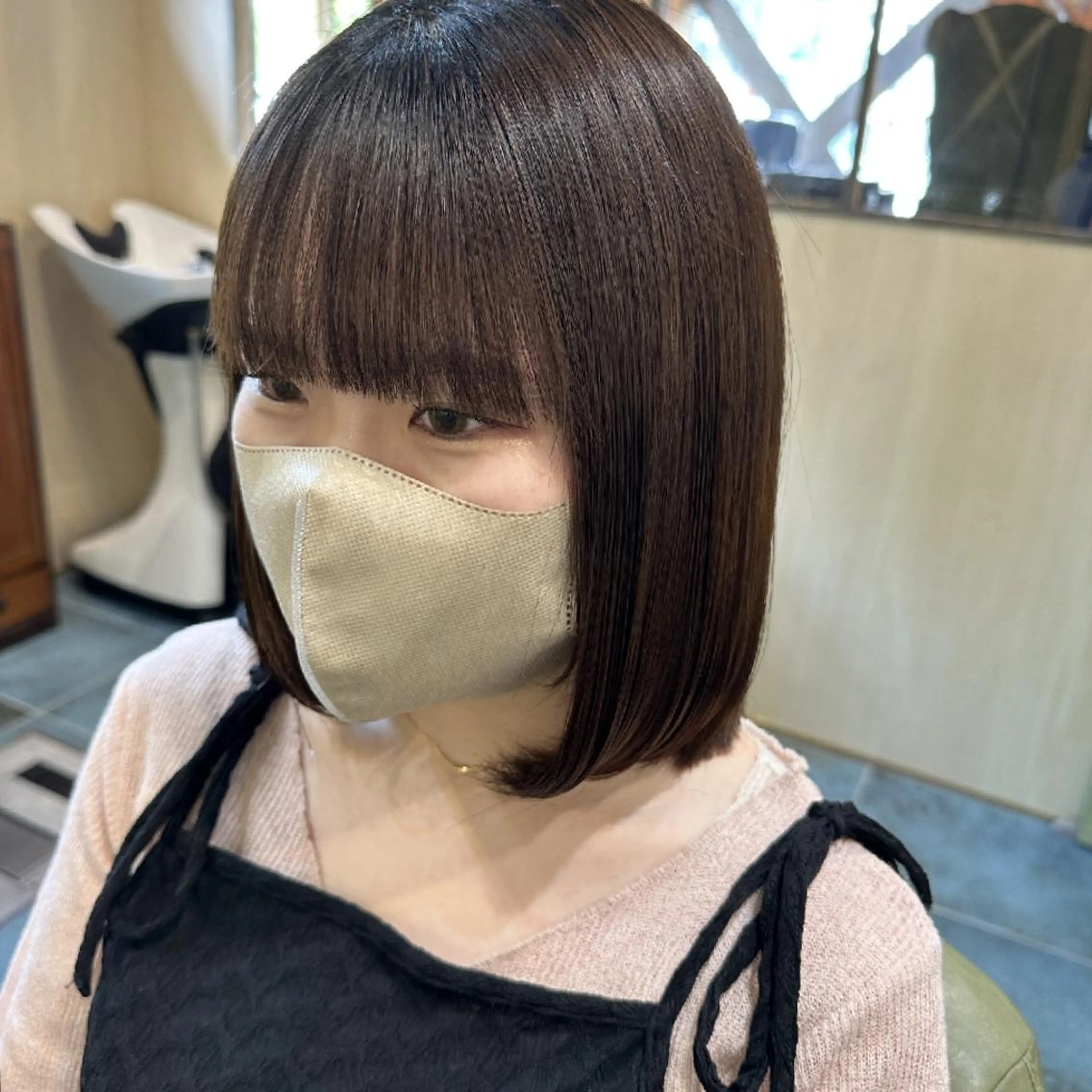 ミディアム ボブ 酸性ストレート カット 縮毛矯正 川端 智治のその他イメージ