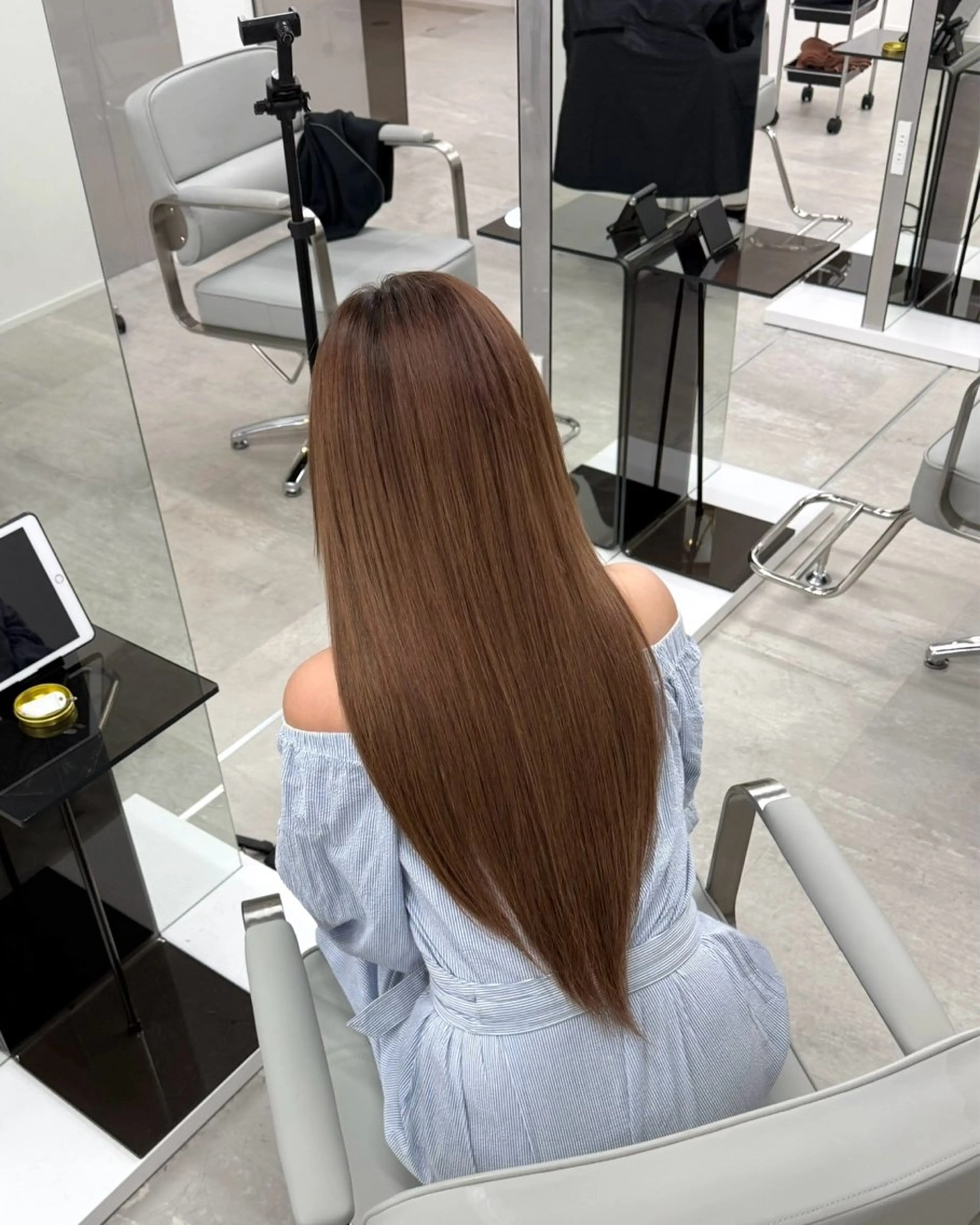 ロング エクステ エクステ yuna/透明感 カラー/エクステのヘアスタイル