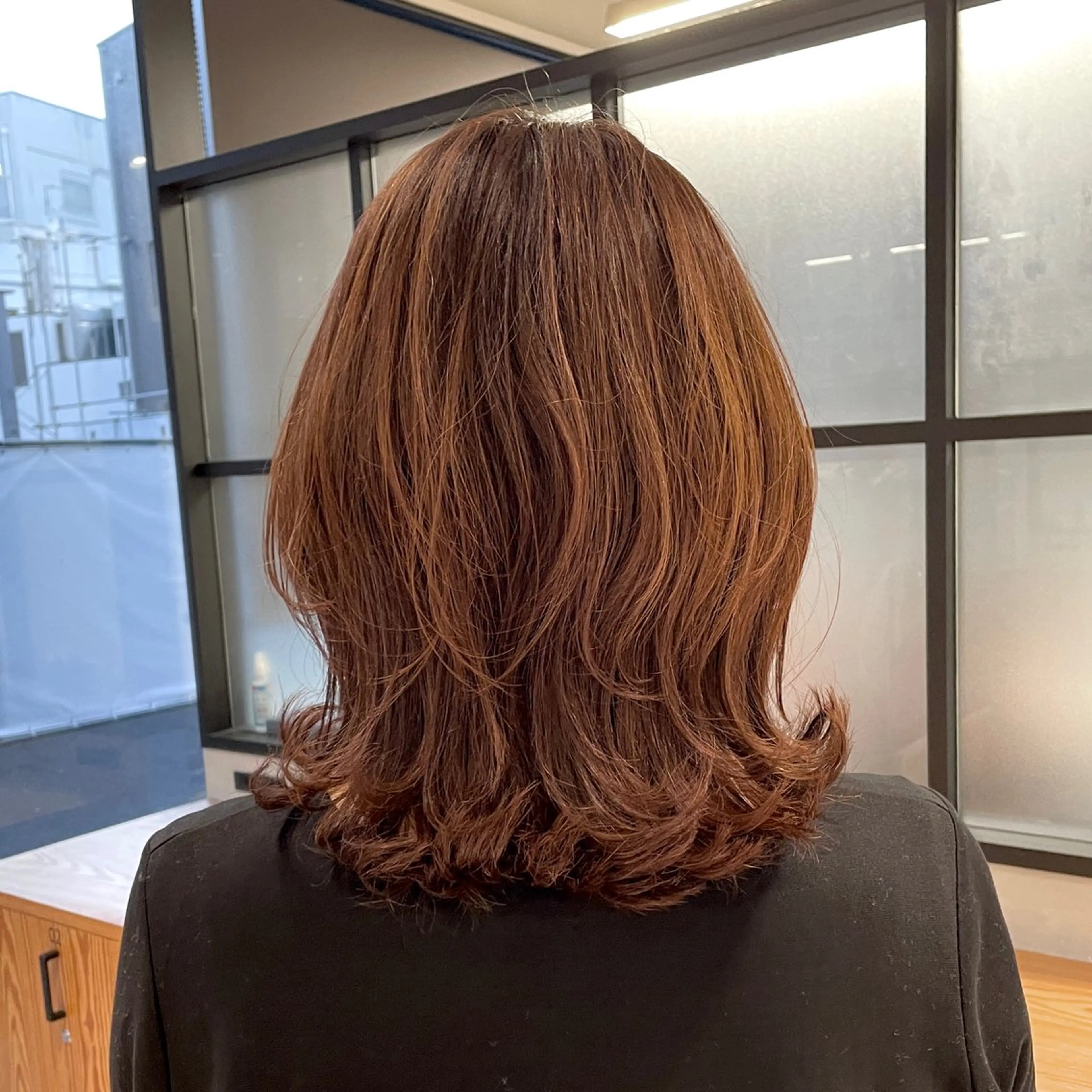 ミディアム カラー ハイライトカラー ハイライト ヘアカラー トリートメント DX SHARE SALON所属・matka白髪ぼかし 大人ヘア/KEIKOのヘアスタイル