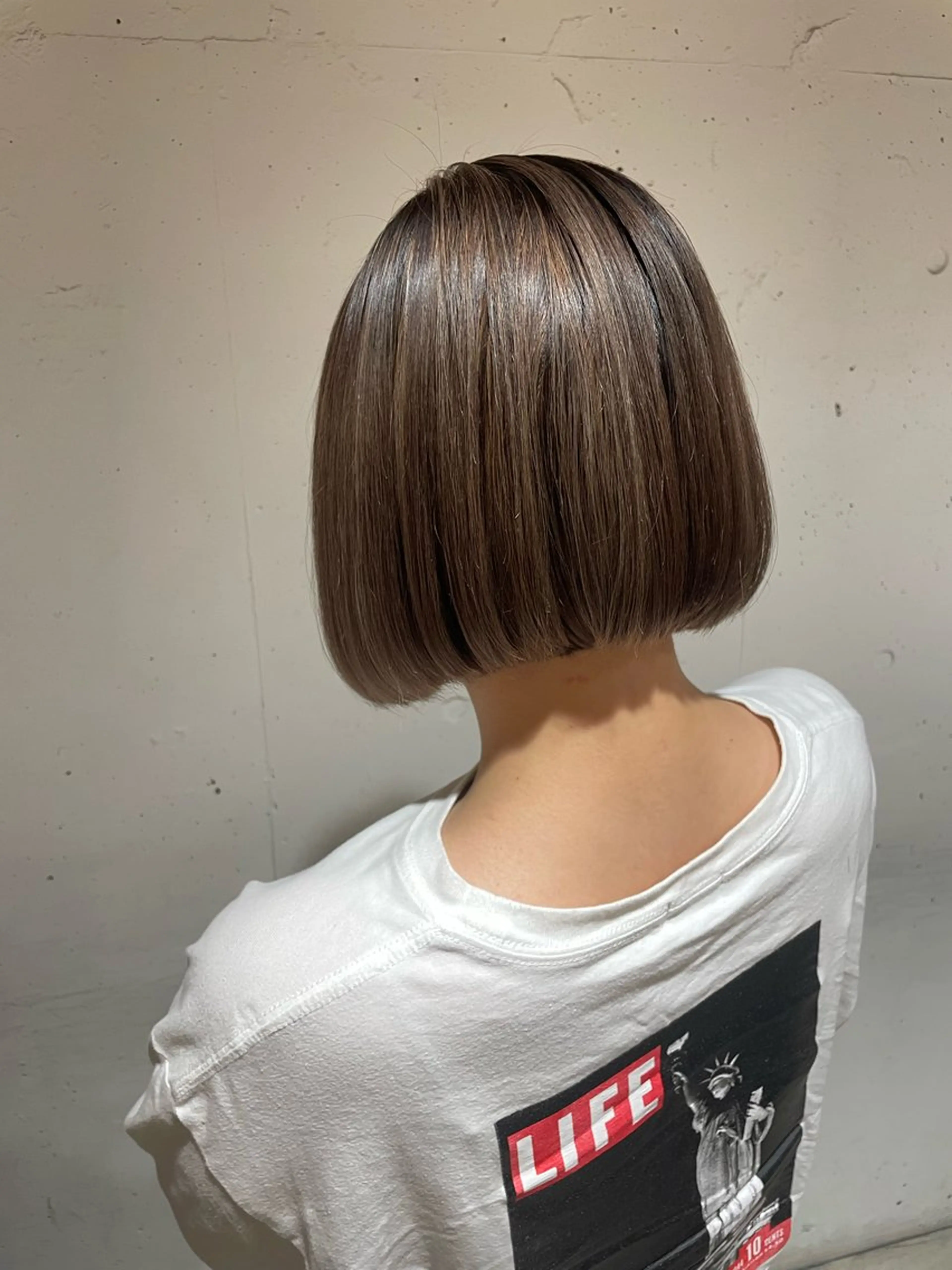 ミディアム カラー 髪質改善/縮毛/新宿 🫧SUZUKA🫧のヘアスタイル