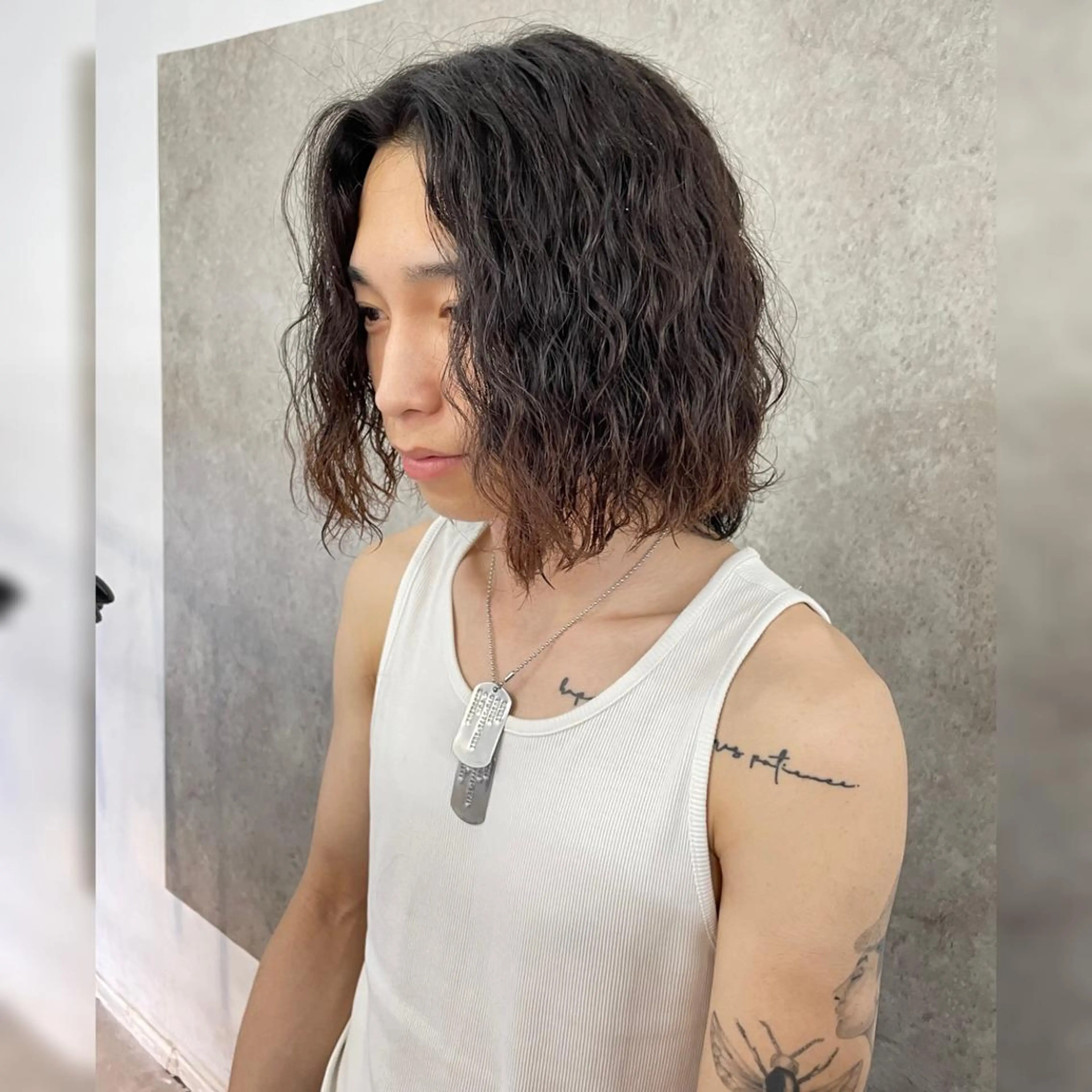 ロング カラー パーマ ヘアアレンジ メンズ キッズ ネイル マツエク・マツパ アイブロウ メンズパーマ メンズツイストパーマ ツイストスパイラルパーマ 波巻きパーマ スパイラルパーマ Ali'i men's salon所属・パーマ、カラー特化 園田翔大のヘアスタイル