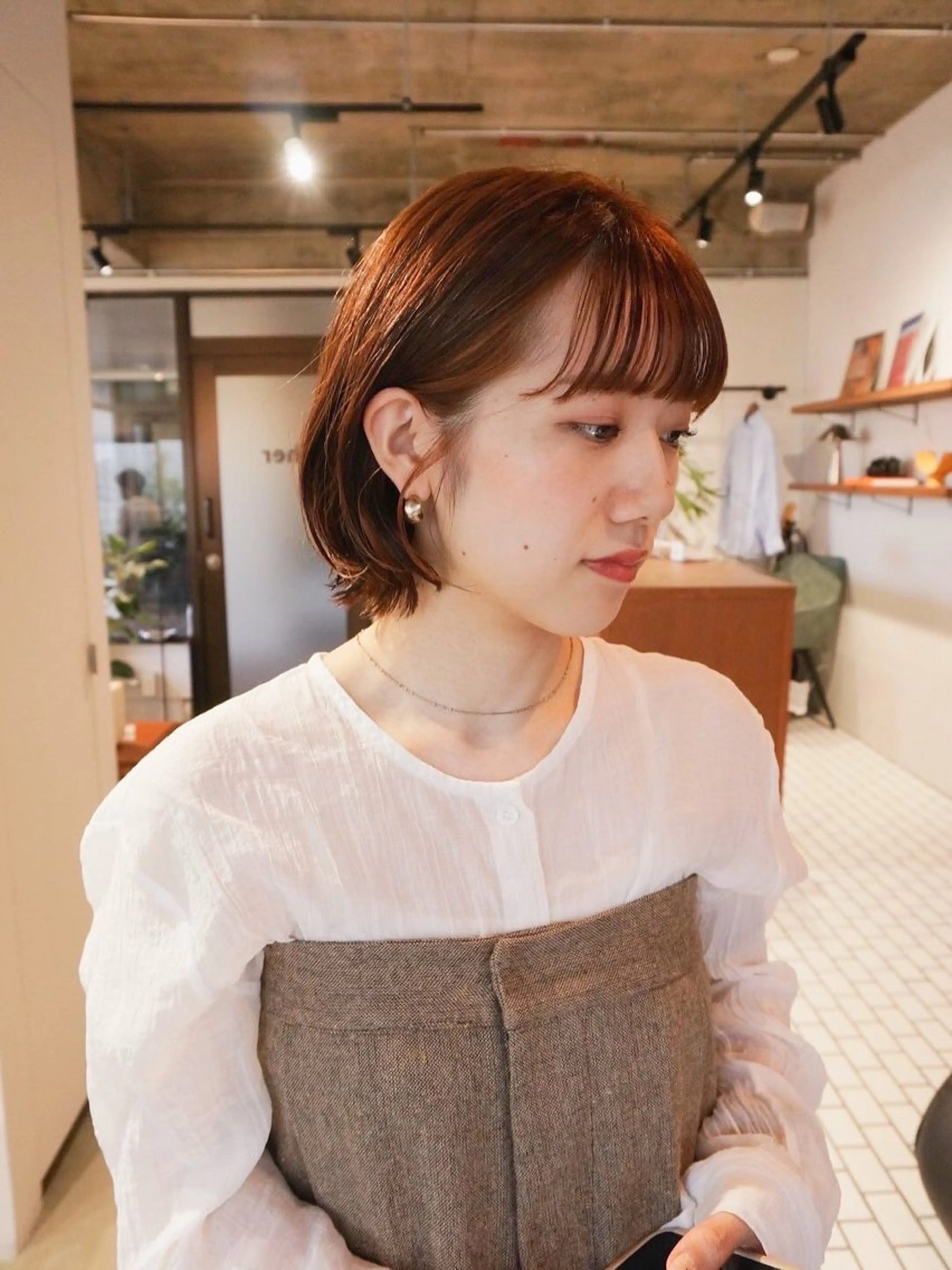 ブリーチなしダブルカラー ＋ カット ＋ トリートメントの写真