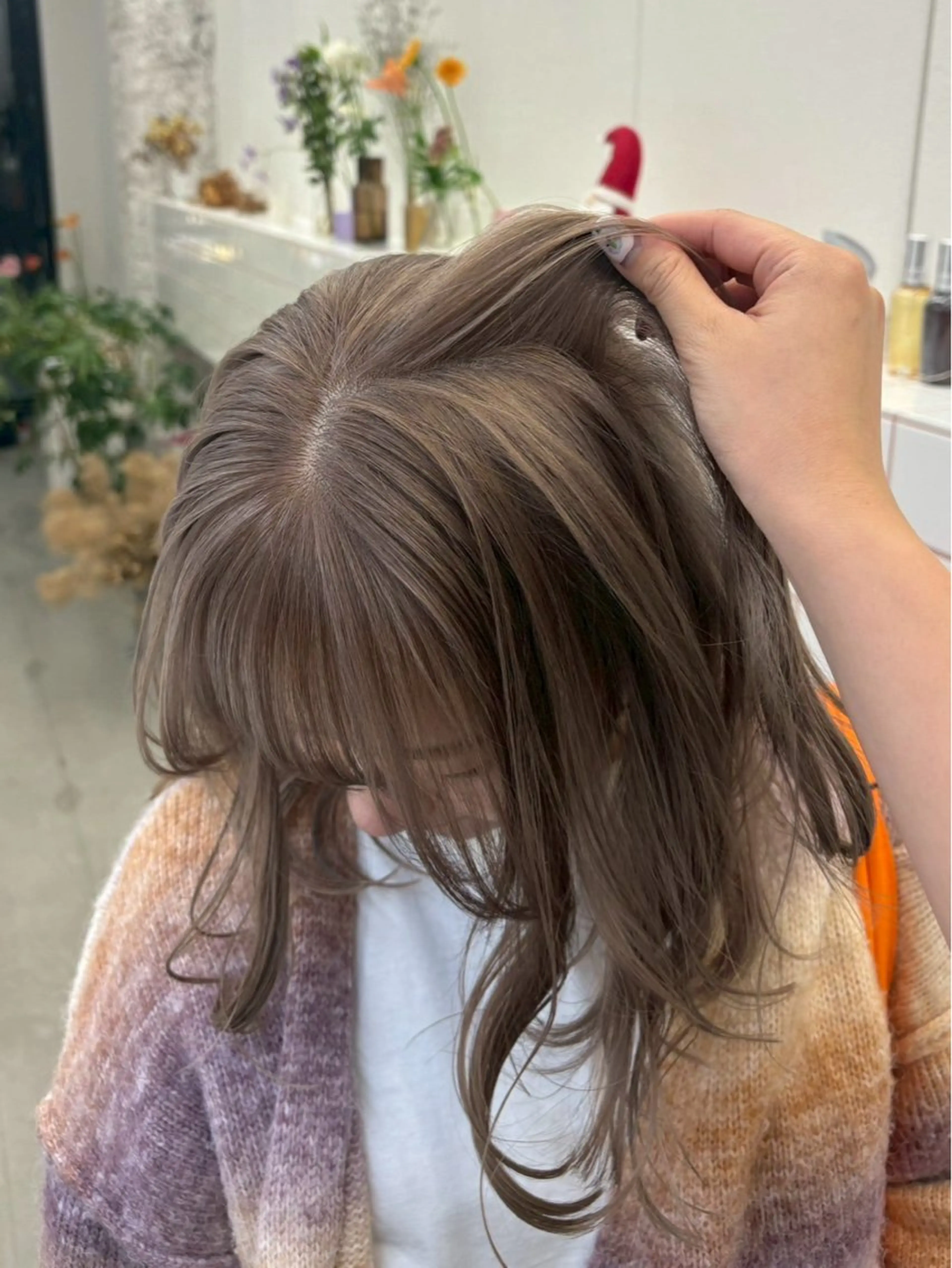 カラー ヘアカラー トリートメント 🌷花屋併設🌷 岡本明日実のヘアスタイル