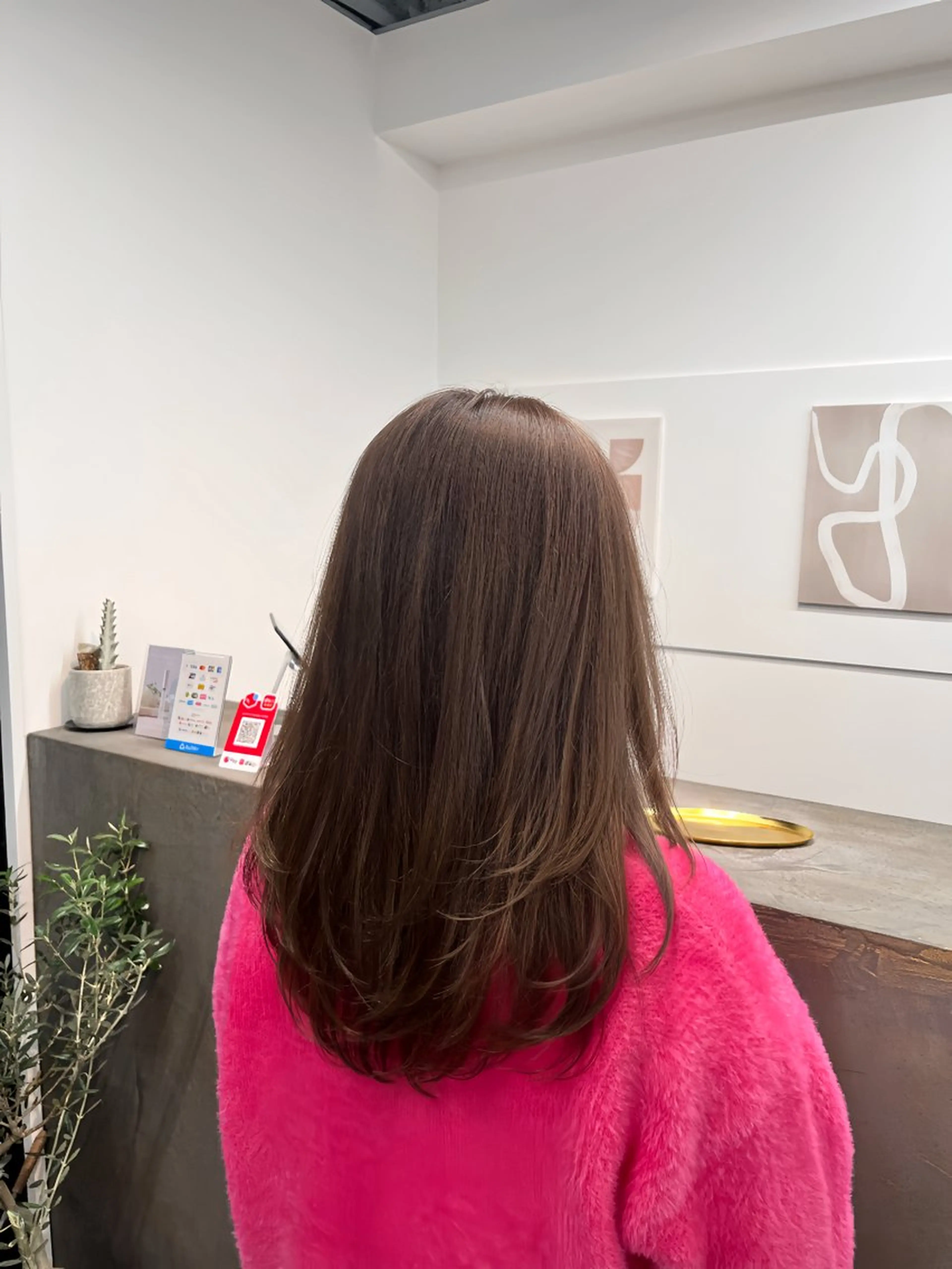 セミロング カラー hair salon SILLO.のヘアスタイル