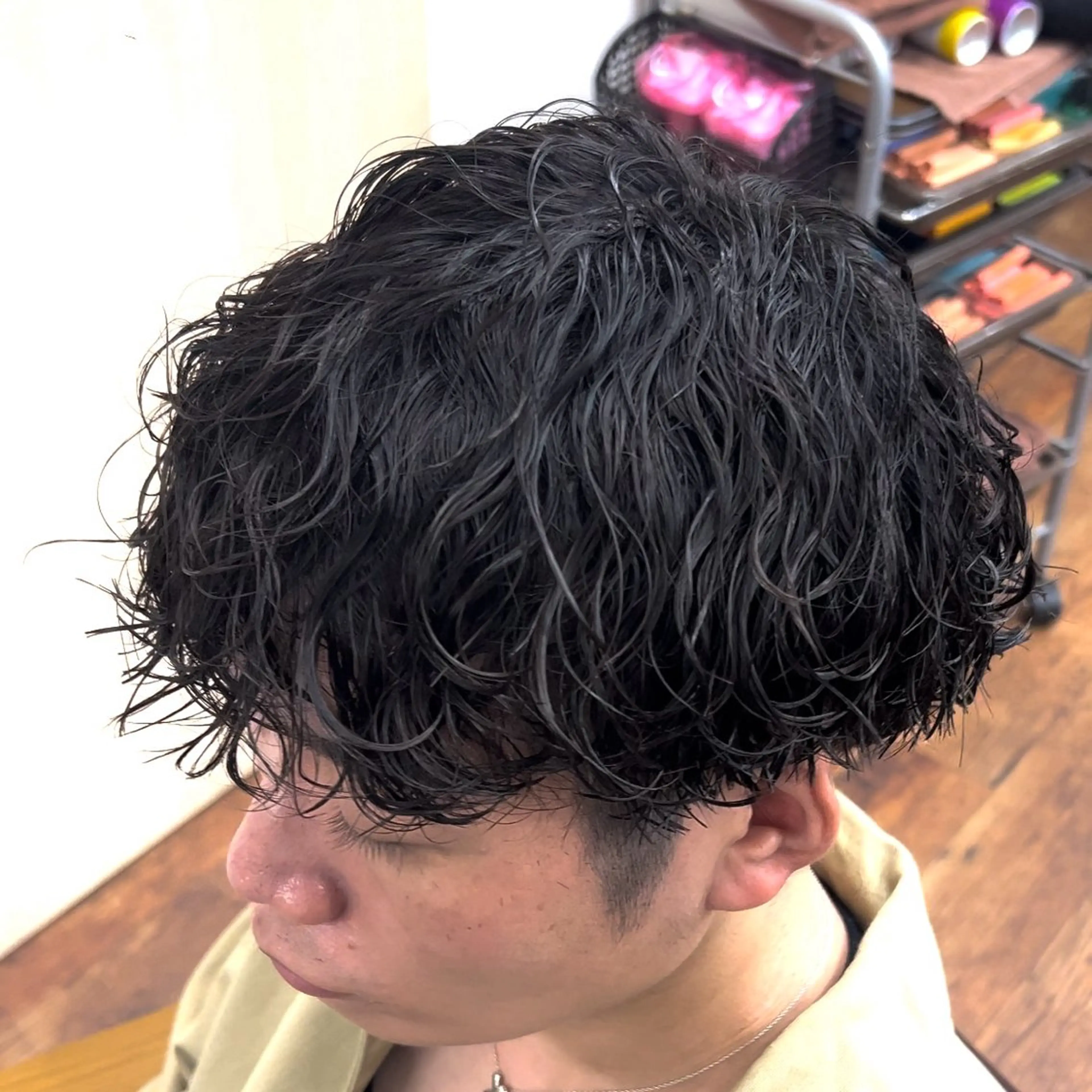 ミディアム ミディアムパーマ Rikito /メンズパーマのヘアスタイル