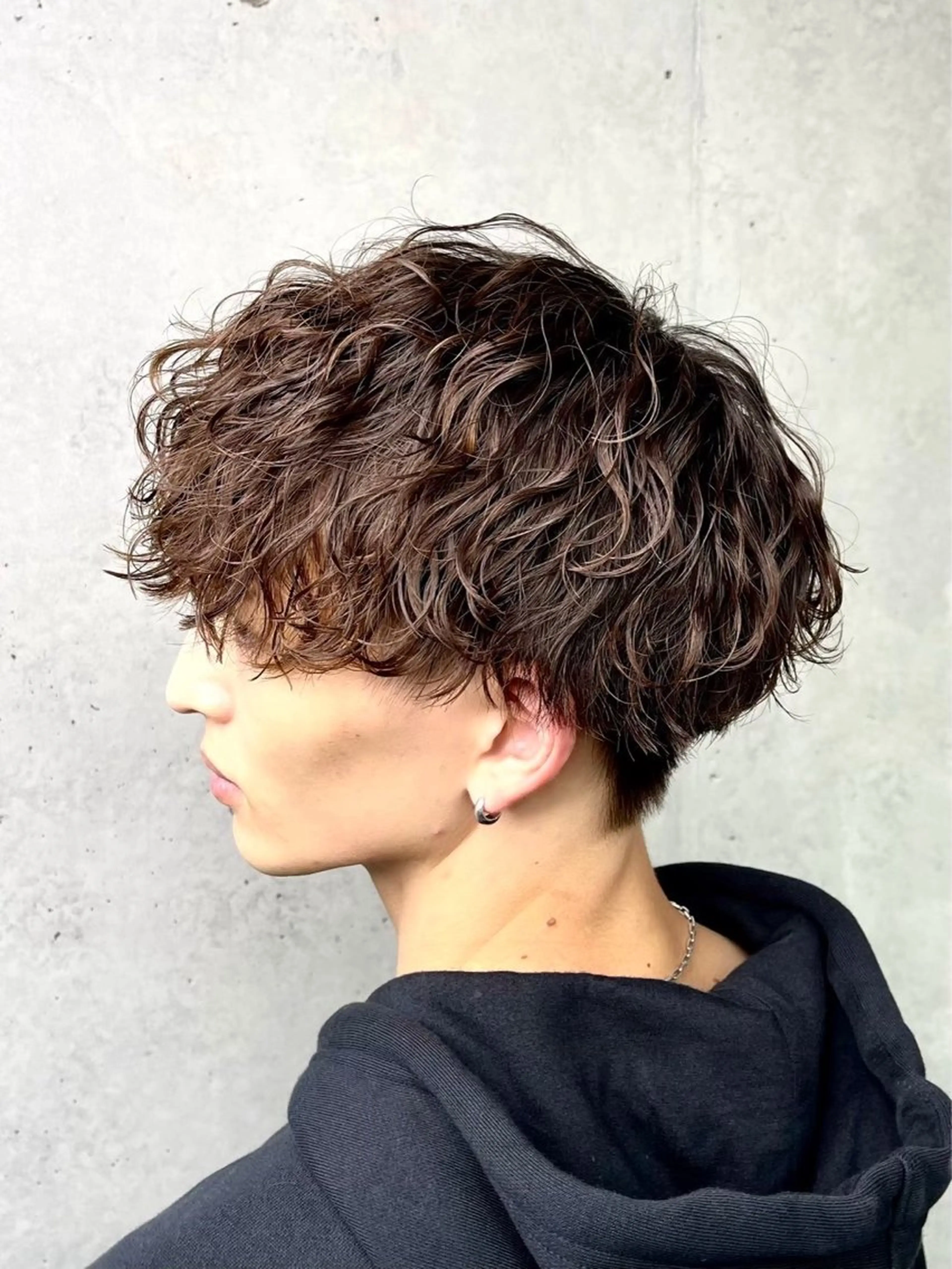 パーマ メンズ 鈴木 美璃のヘアスタイル