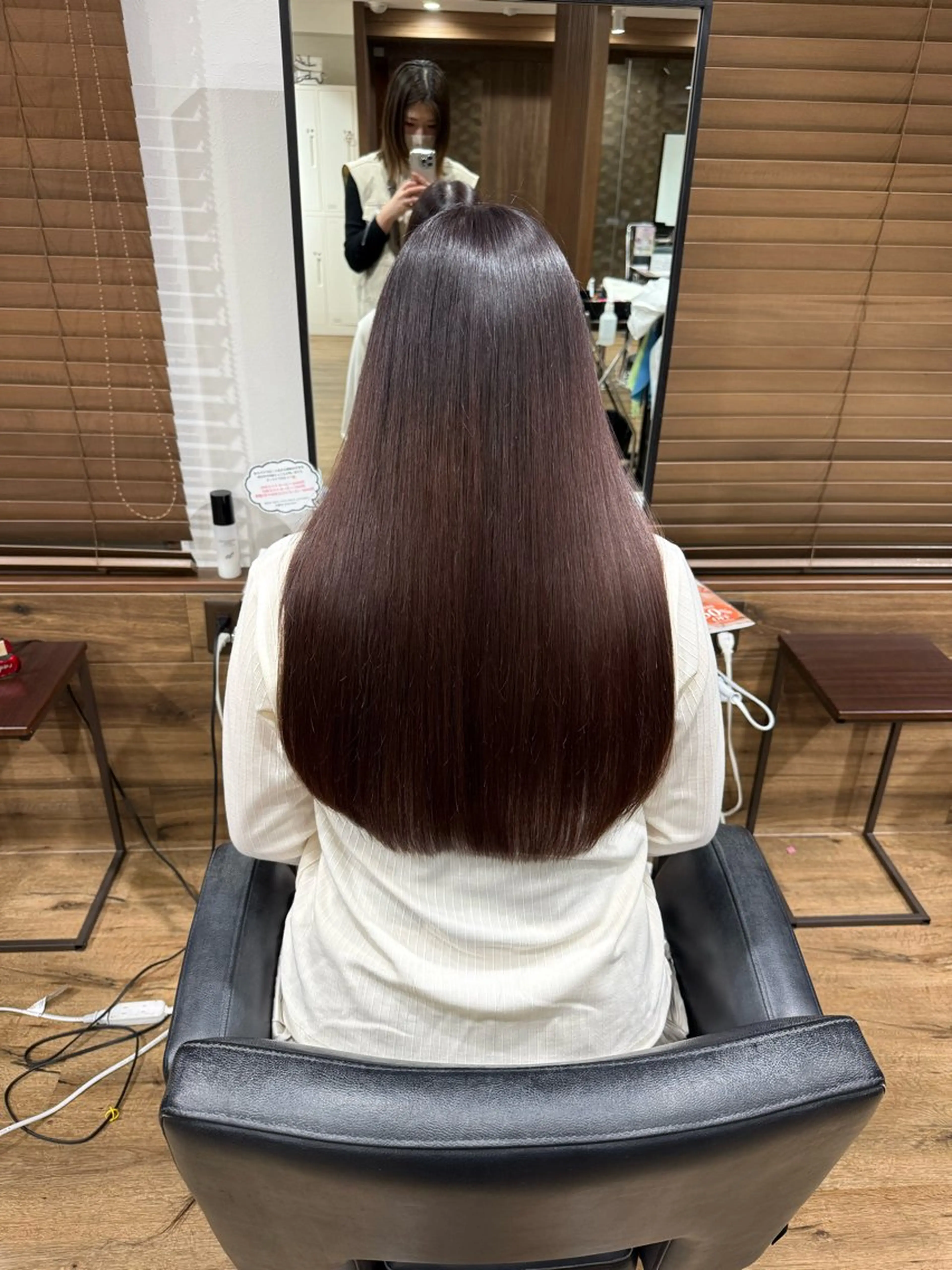 ロング カラー カット ヘアカラー 髪質改善透明感カラー ayukaのヘアスタイル