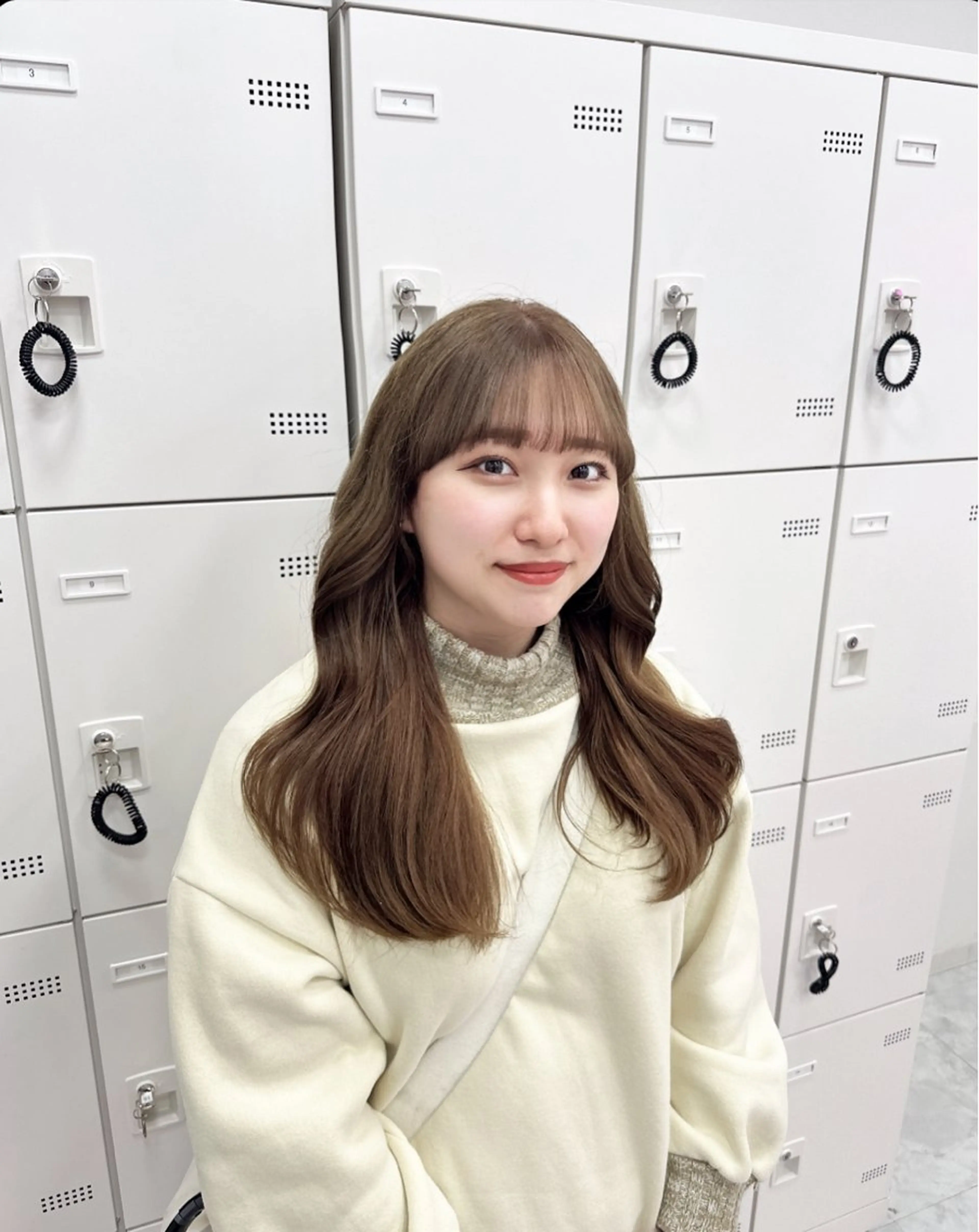 ロング カラー パーマ ヘアアレンジ メンズ キッズ ♥️韓国ヘア レイヤー♥️ゆりのヘアスタイル