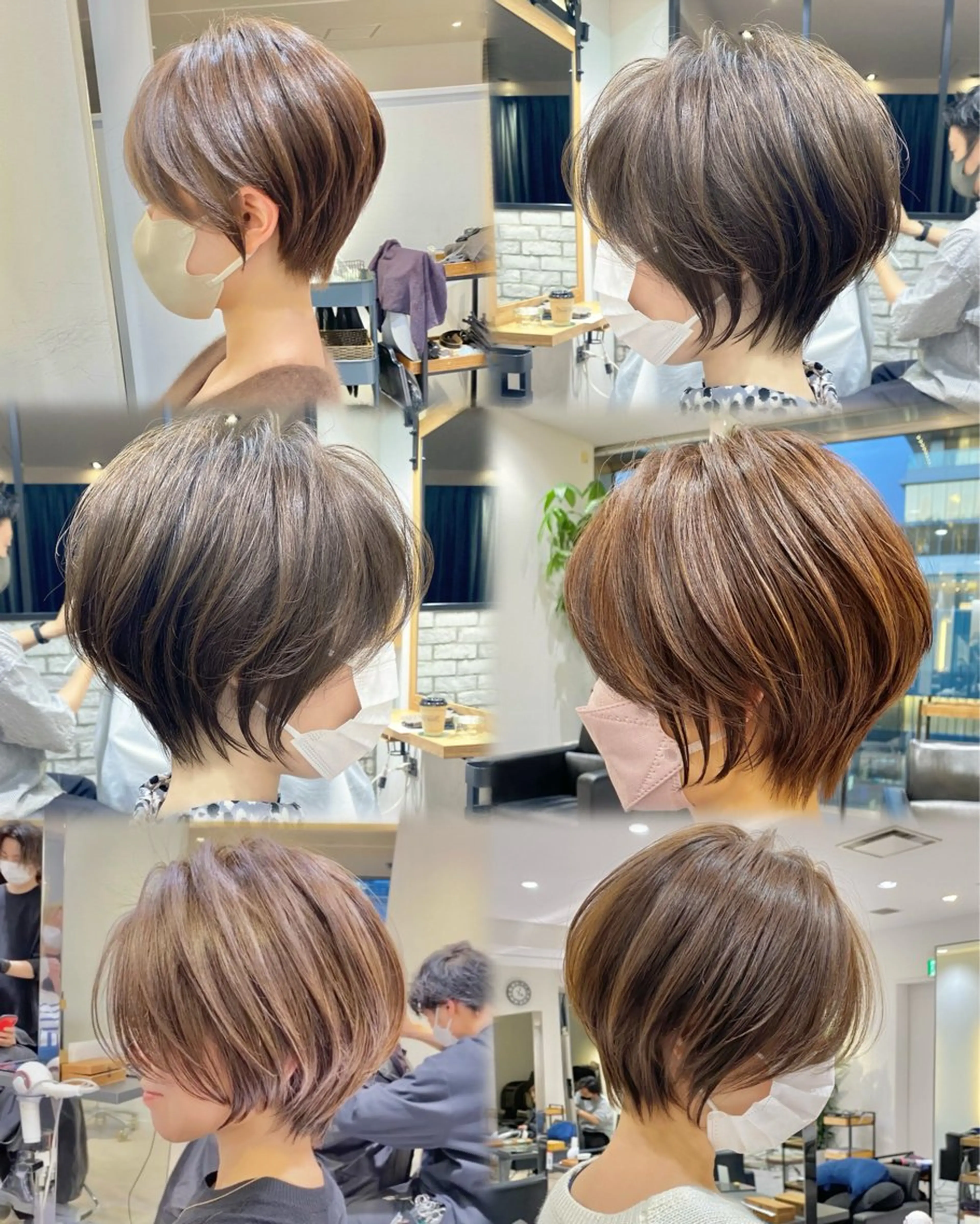 ショート 無料カットモデル/ 大人ショート/荒砂のヘアスタイル