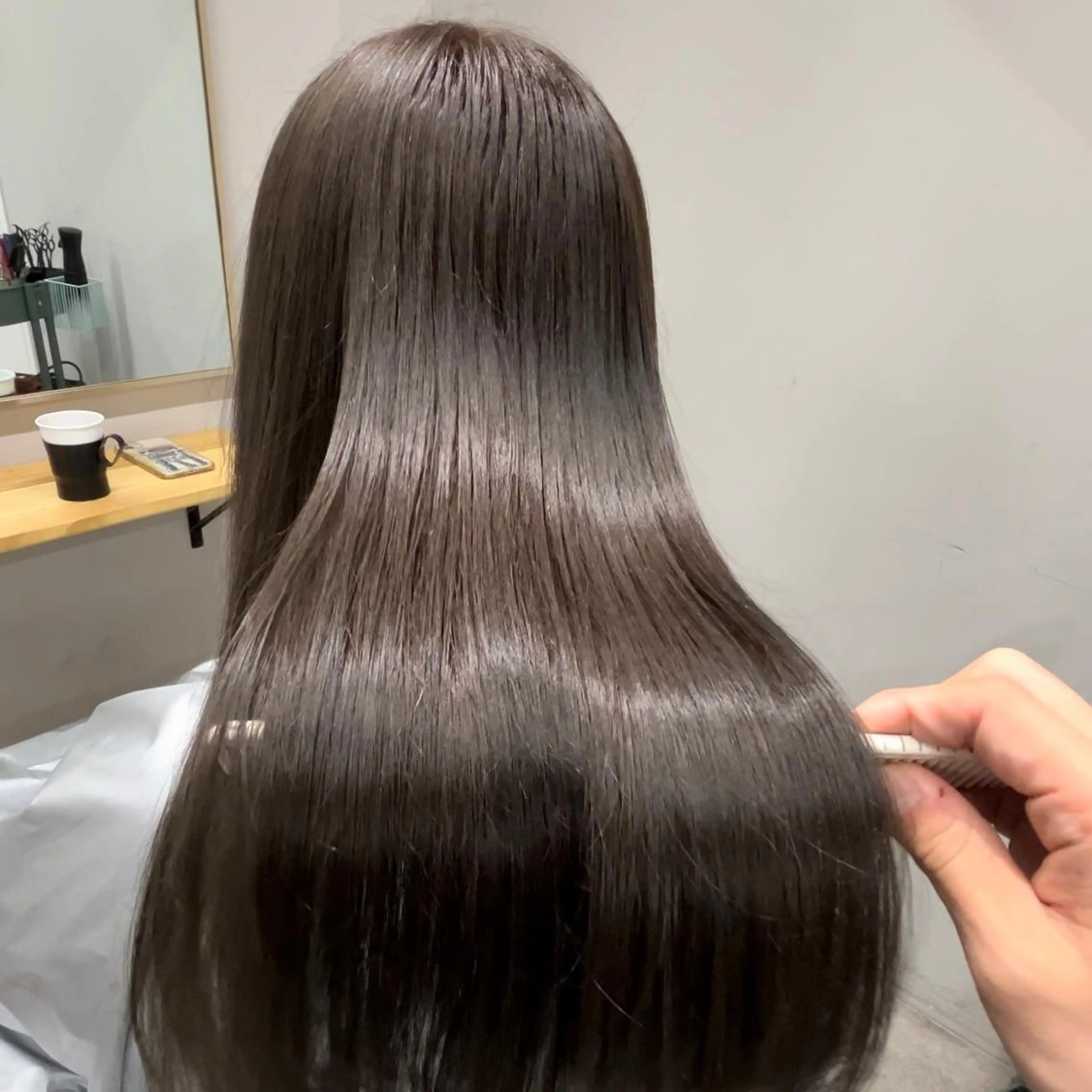 ロング 縮毛矯正 Lig.遠藤 航平のヘアスタイル
