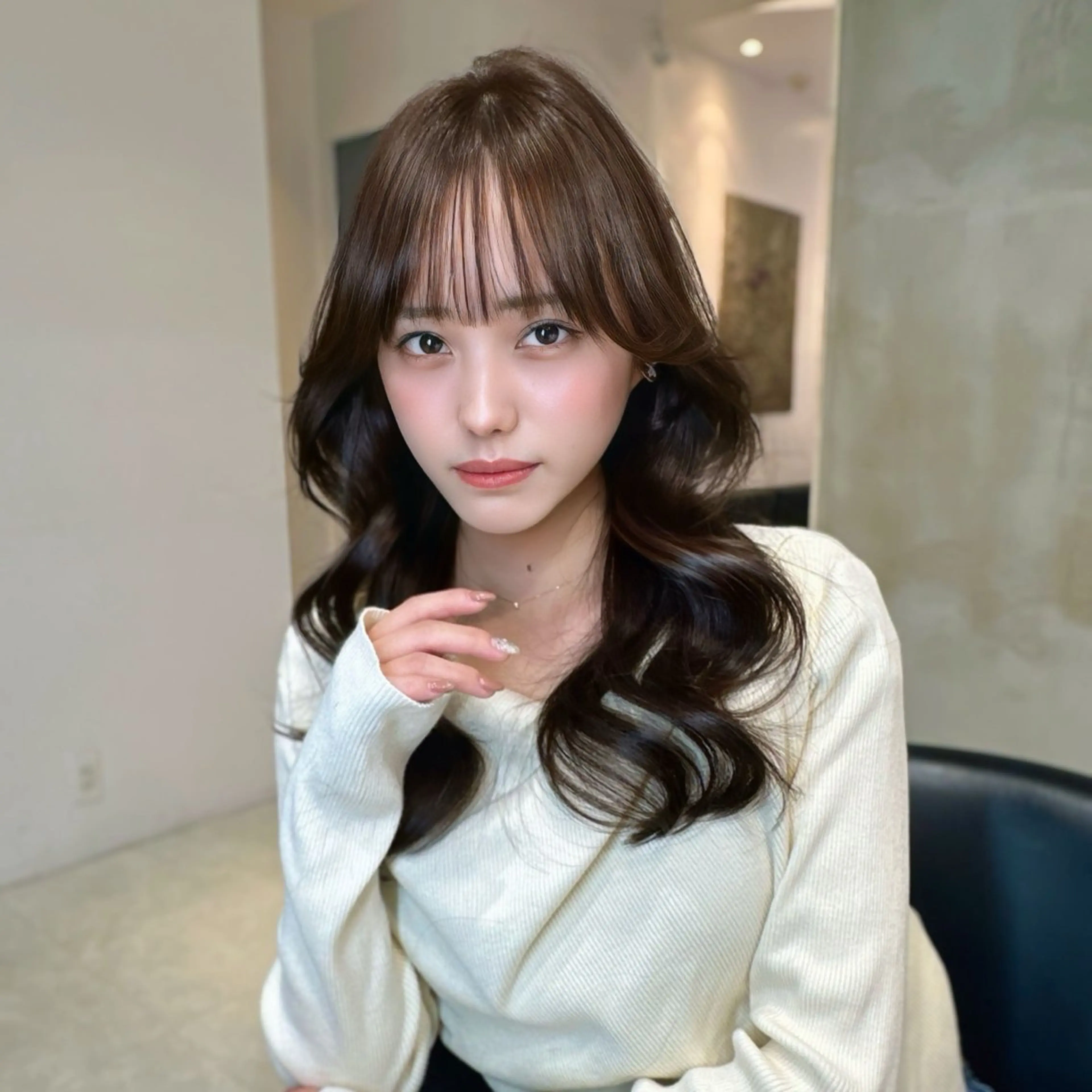 ロング カラー 韓国風ヘア カット ヘアカラー トリートメント 中韓🇨🇳🇰🇷 🤍TAKAHIROのヘアスタイル