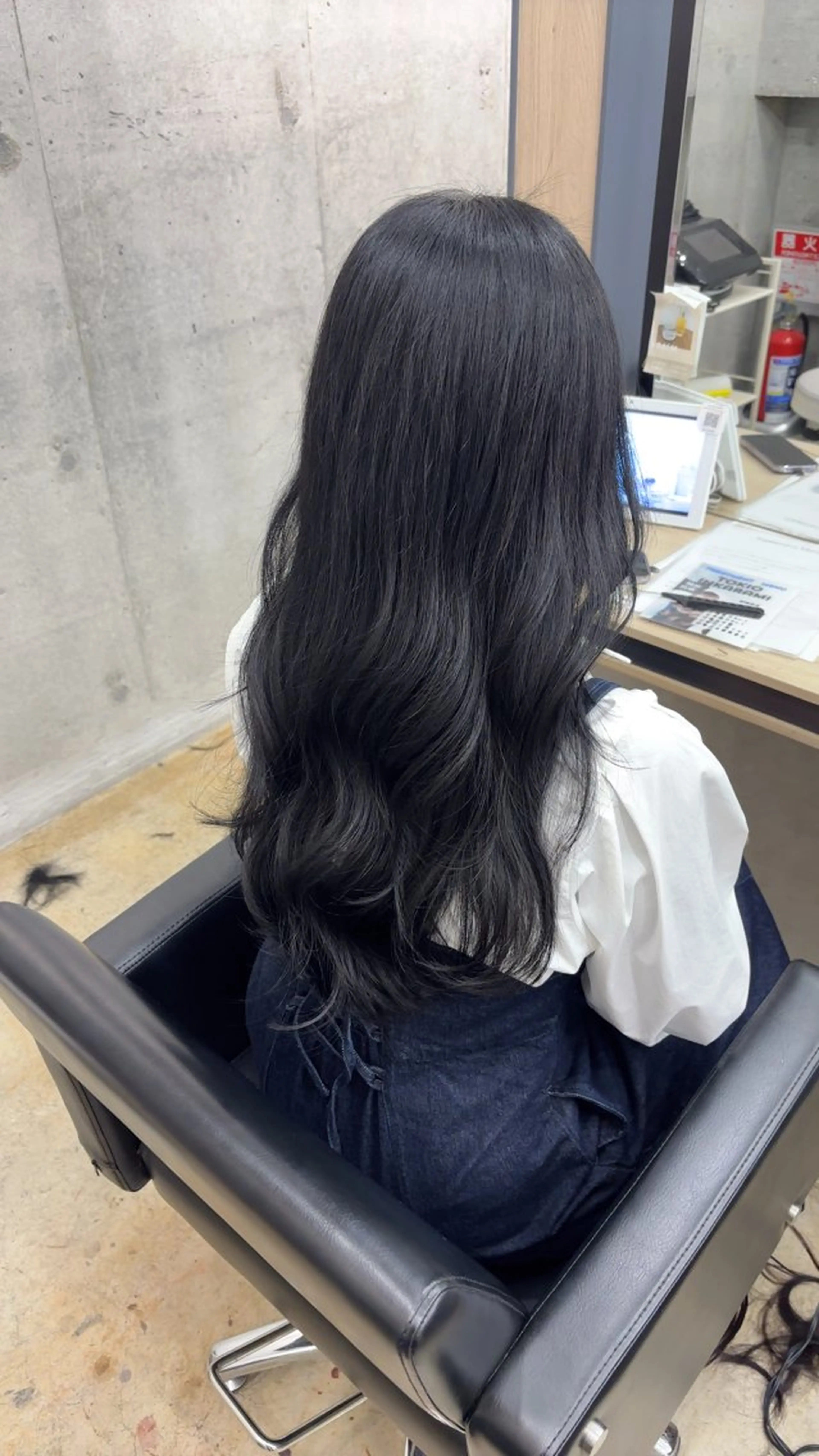 ロング カラー カット ヘアカラー トリートメント 🪽髪質改善ストレー ト🤍美羽🤍のヘアスタイル