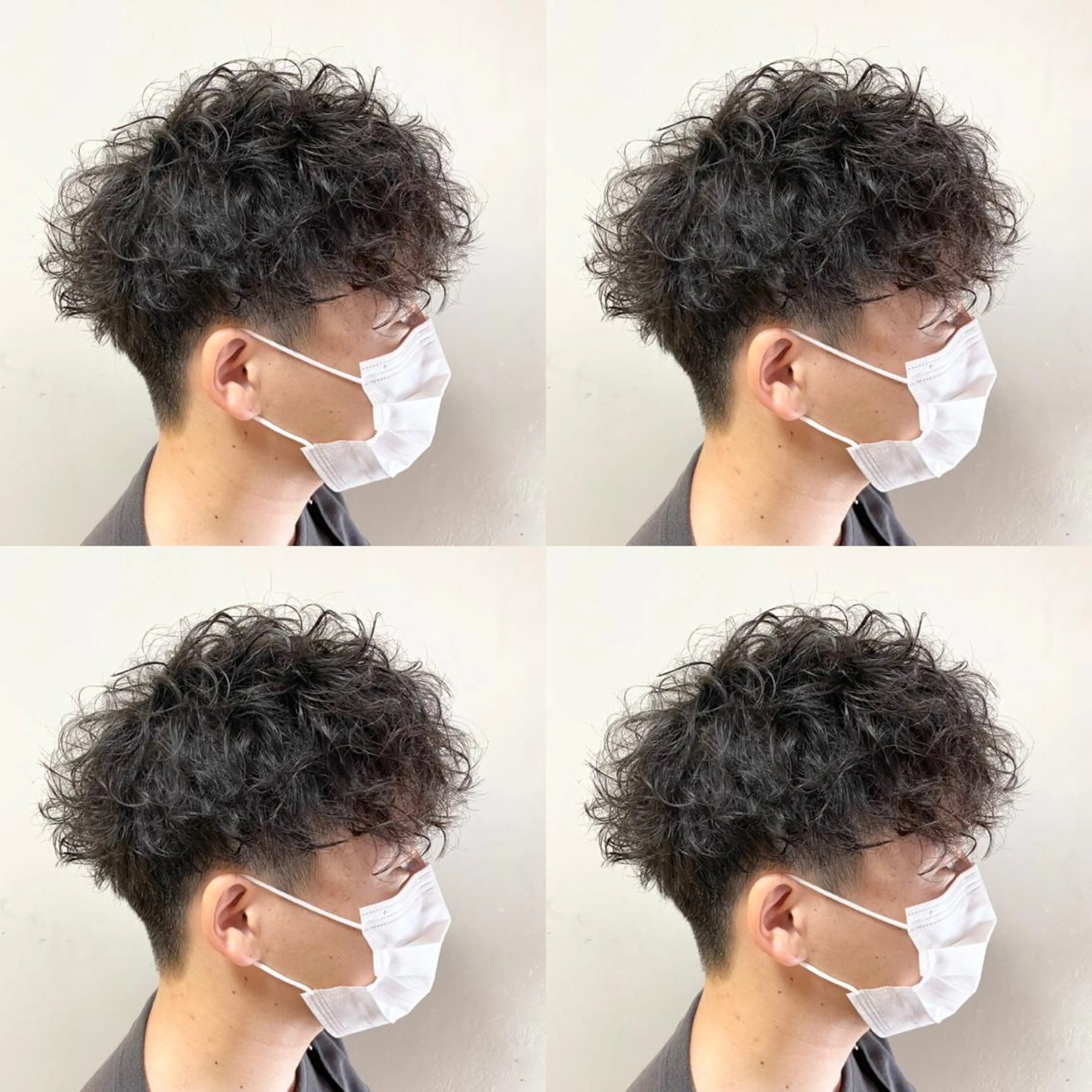 ショート メンズ メンズハイライト メンズハイトーン メンズインナーカラー メンズパーマ 学生（メンズ向け） カット ヘアカラー 当日予約可能です！ 宜しくお願いします！のヘアスタイル