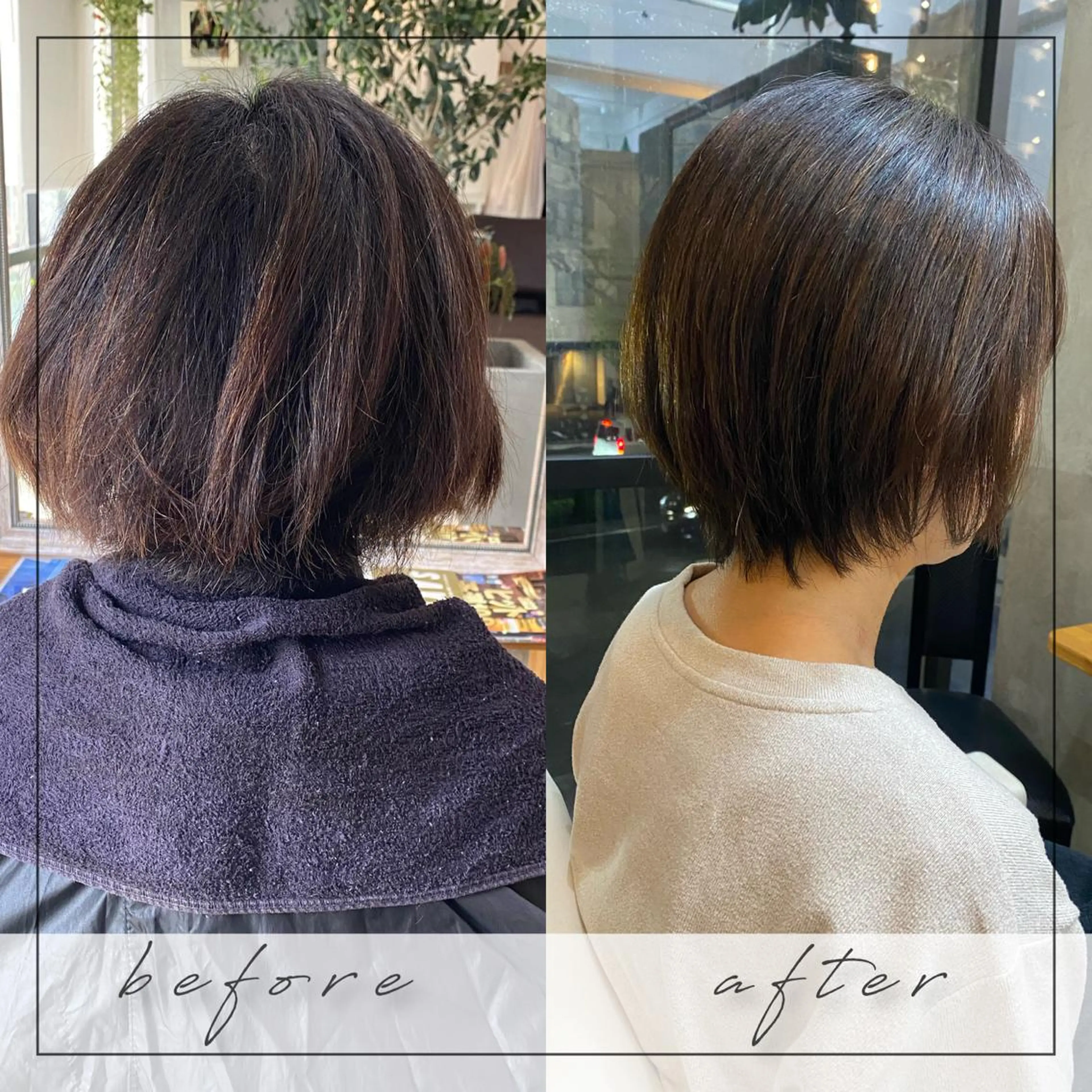 ショート トリートメント カット 縮毛矯正 トリートメント an:title所属・くせ毛×ショート 上岡勇祐のヘアスタイル