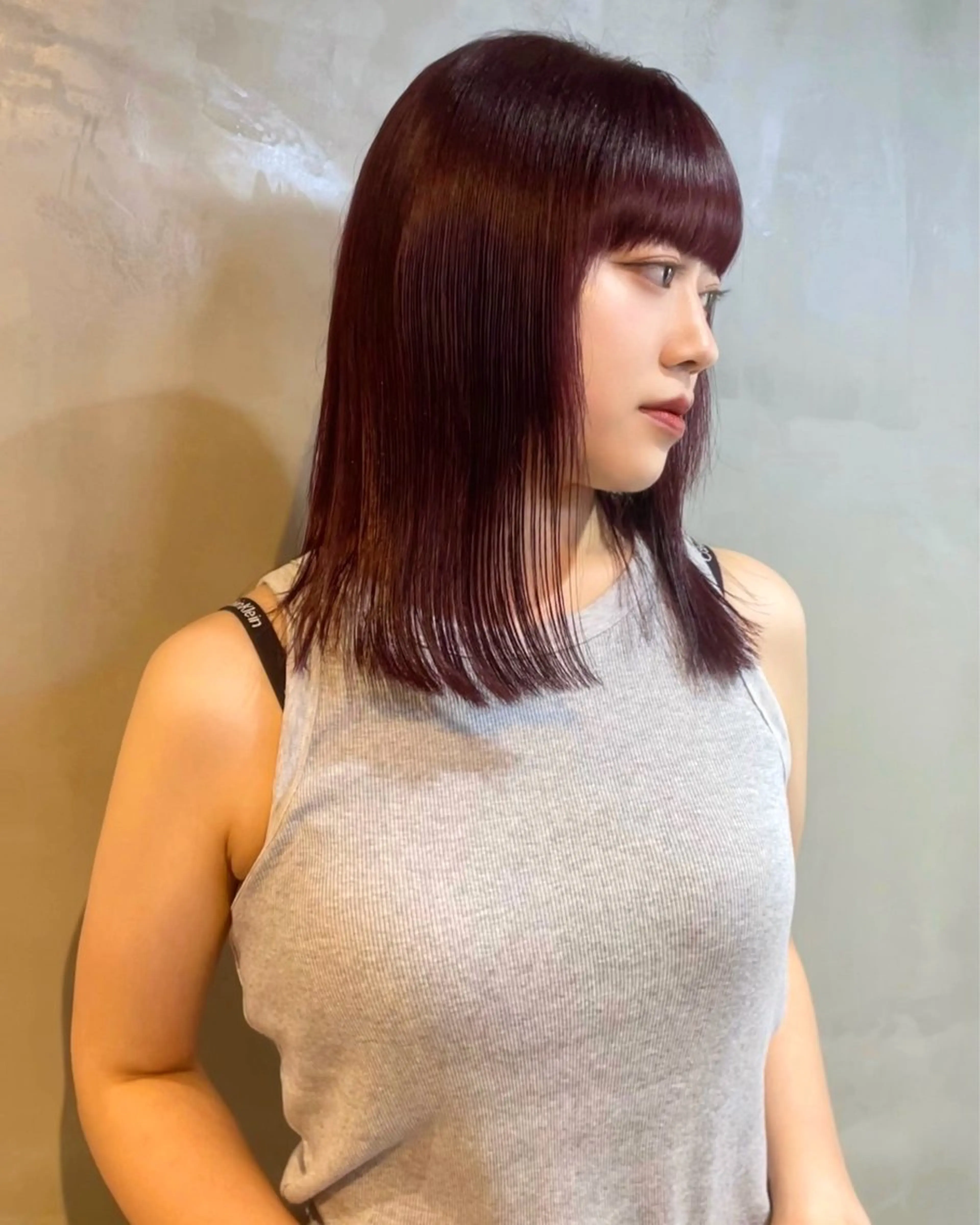 ミディアム カラー ヘアカラー トリートメント カノン/アニメ漫画 好き美容師︎💕︎︎のヘアスタイル