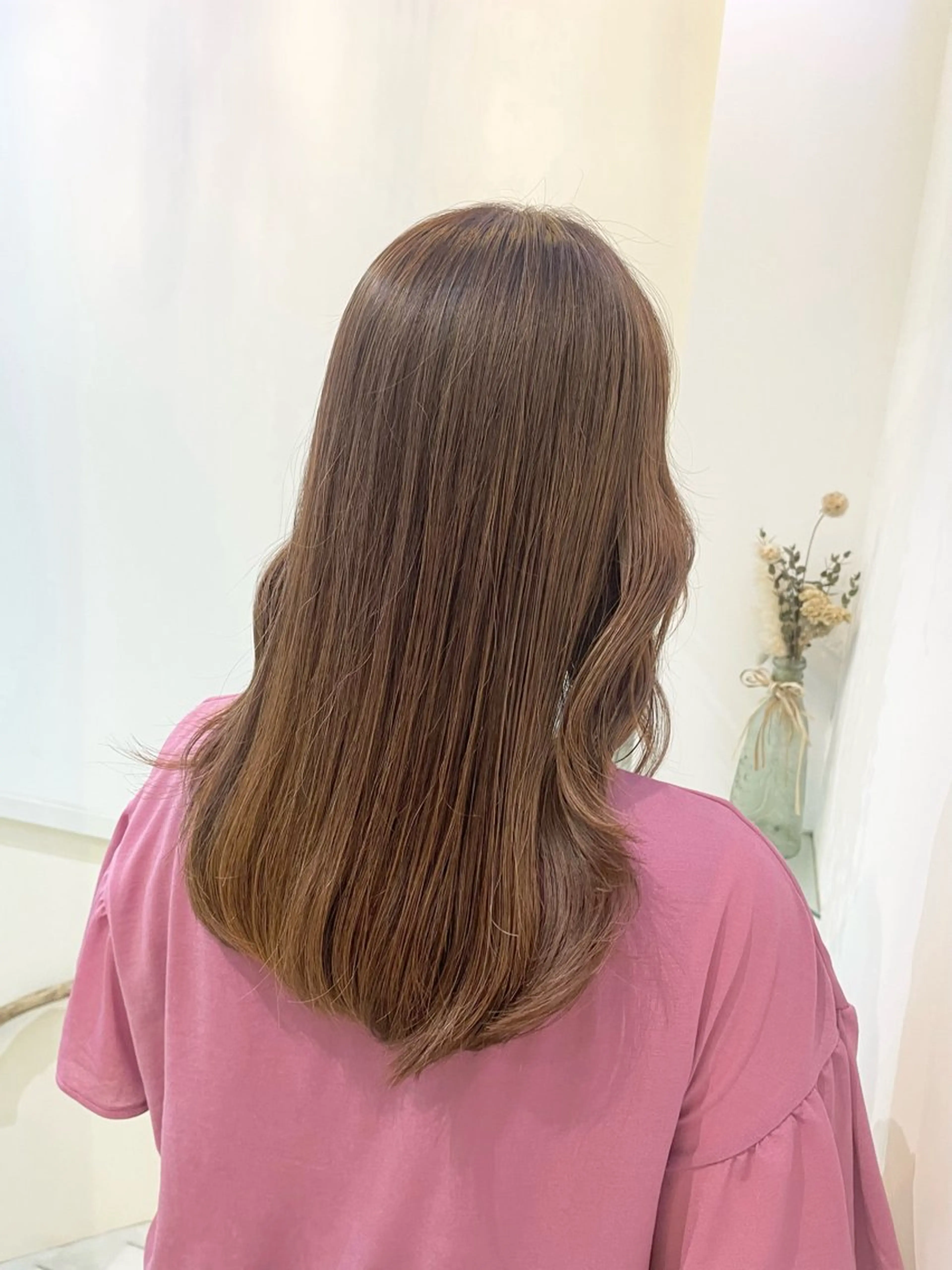 ロング カラー カット ヘアカラー トリートメント 髪質改善カラー🤍 エクステ✨君島由実子のヘアスタイル