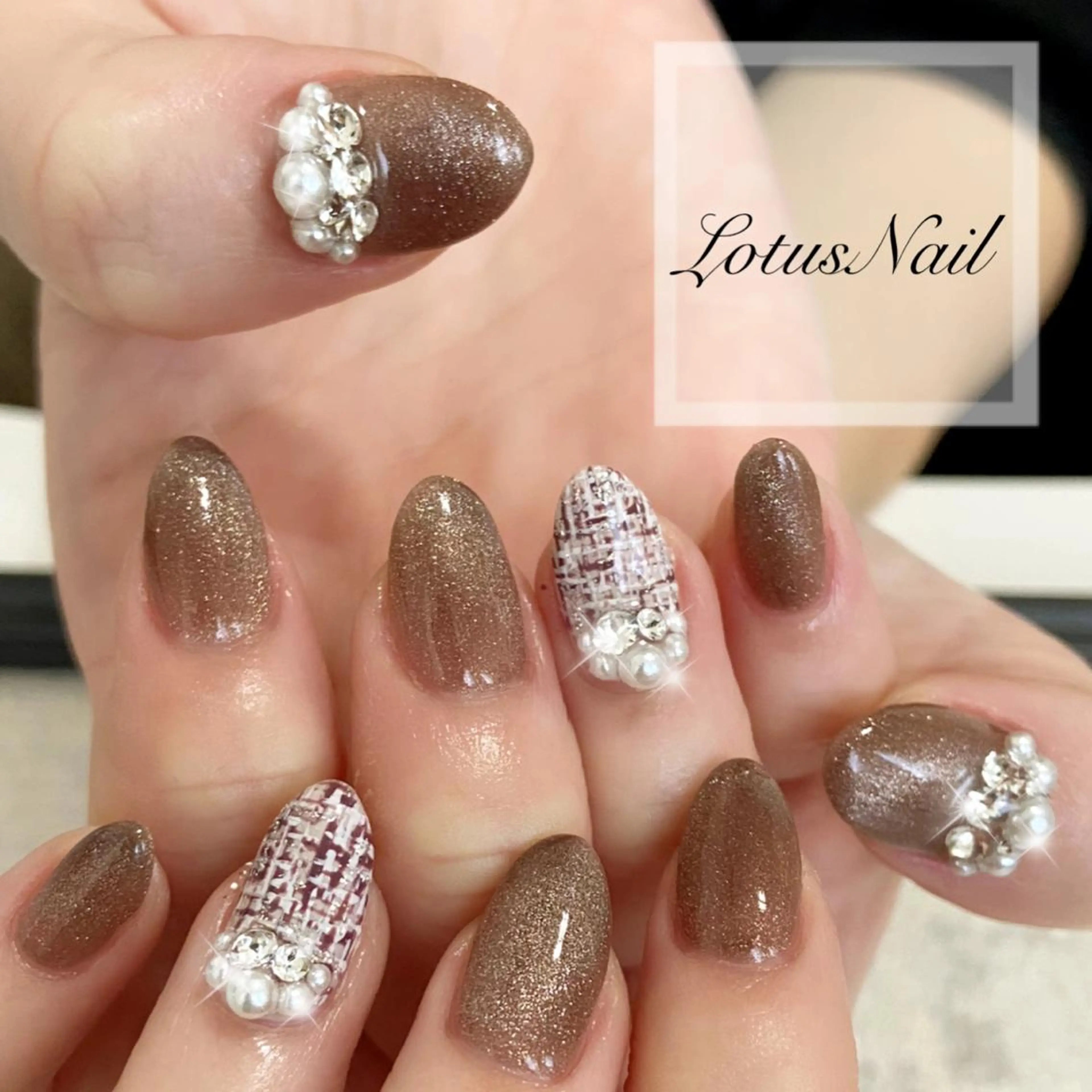 ネイル 冬ネイル クリスマス ハンドネイル Lotus Nailのネイルデザイン