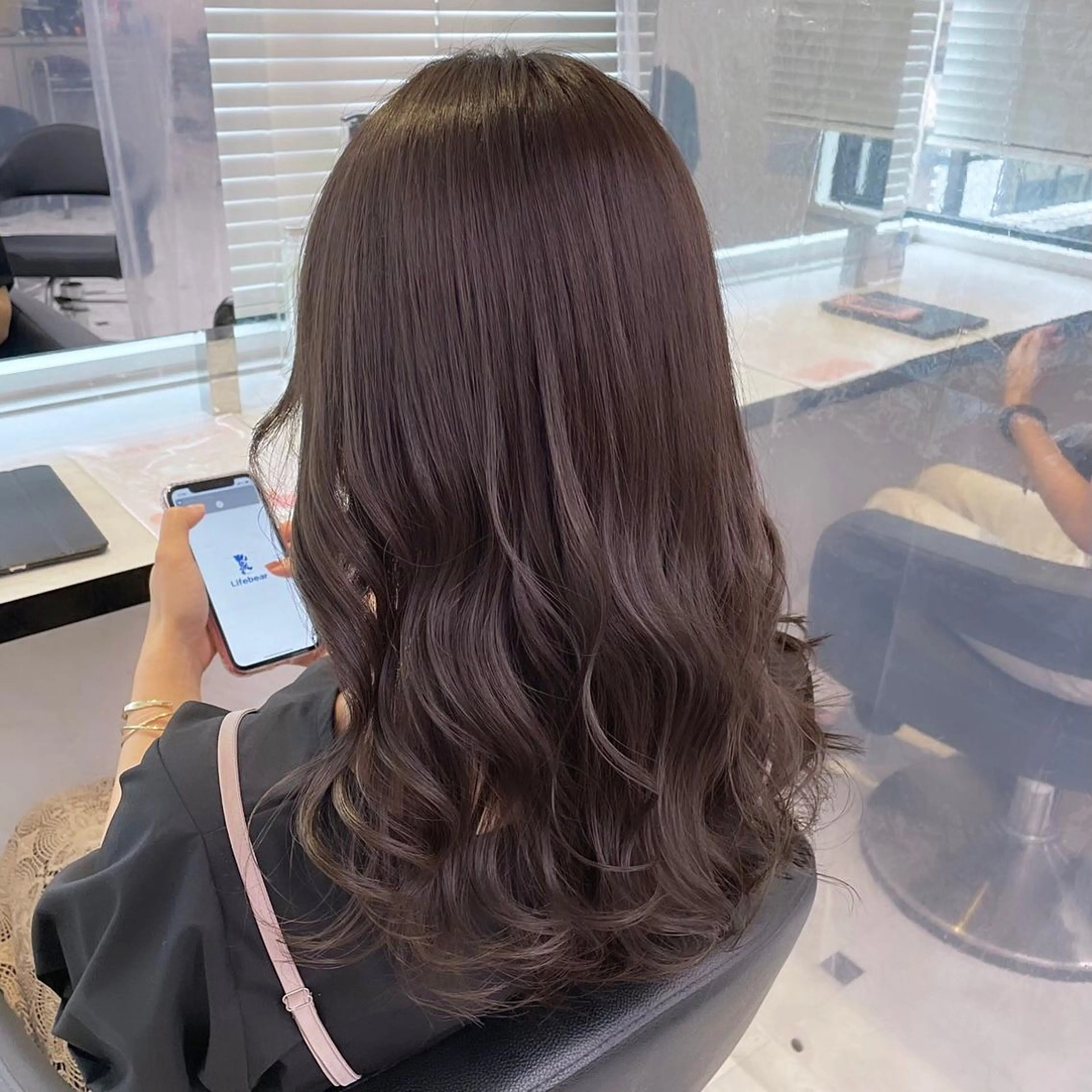 ミディアム チョコレートブラウン 透明感/艶髪/💖 トレンドスタイル💖のヘアスタイル