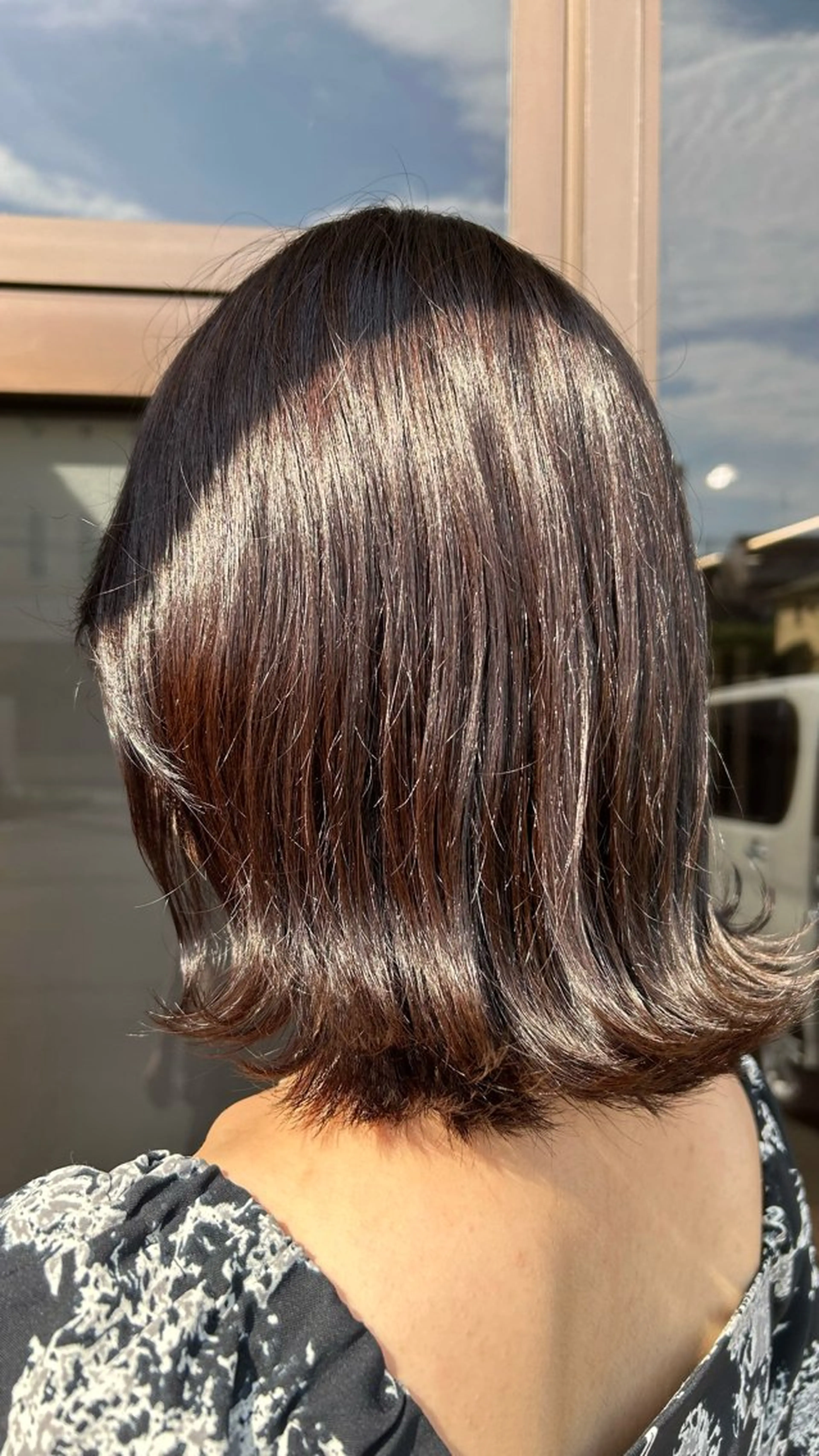 ミディアム カット ヘアカラー ❄️艶カラー/レイヤ ー/ボブ/mao❄️のヘアスタイル