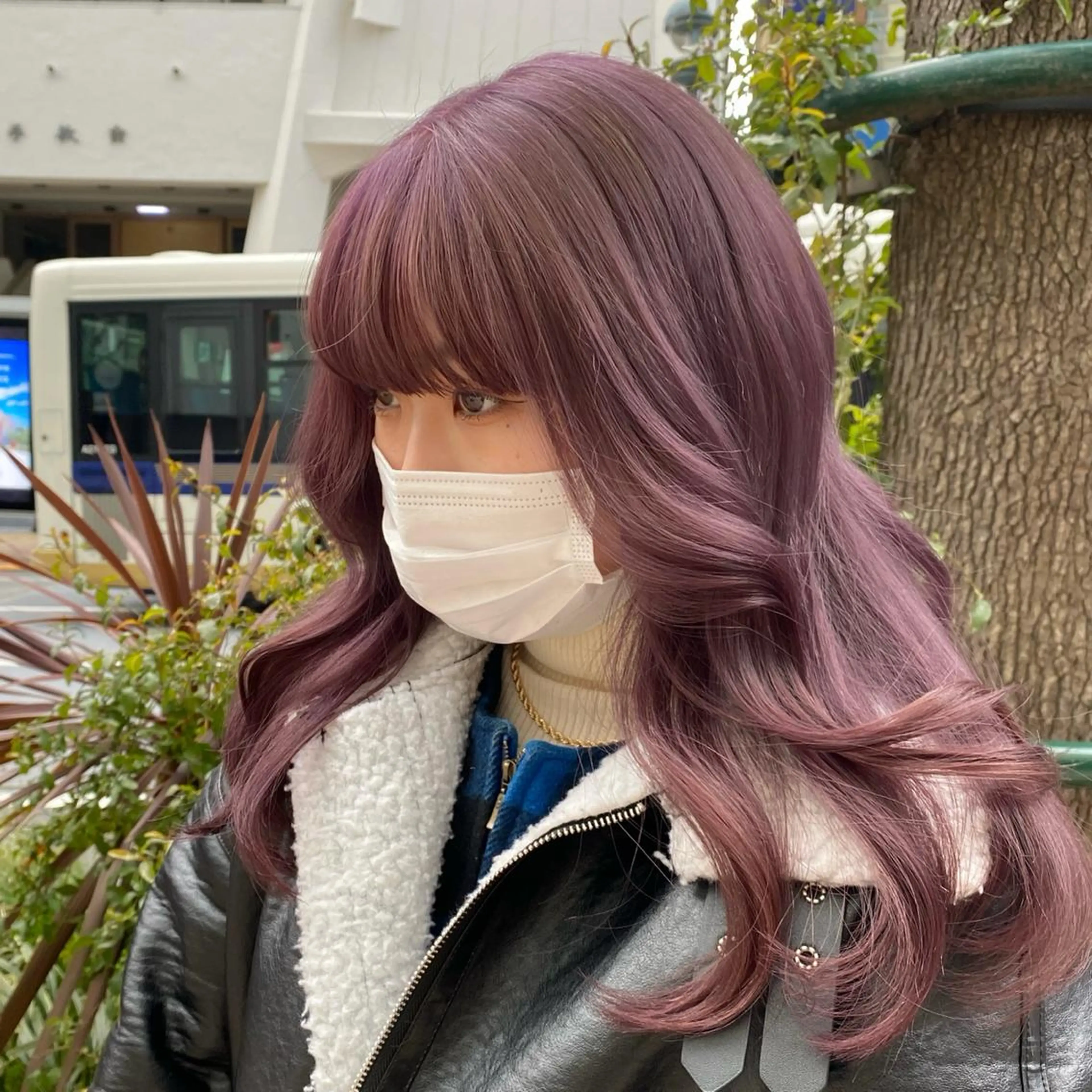 ロング 韓国レイヤー/透明感 カラー🦋mioのヘアスタイル