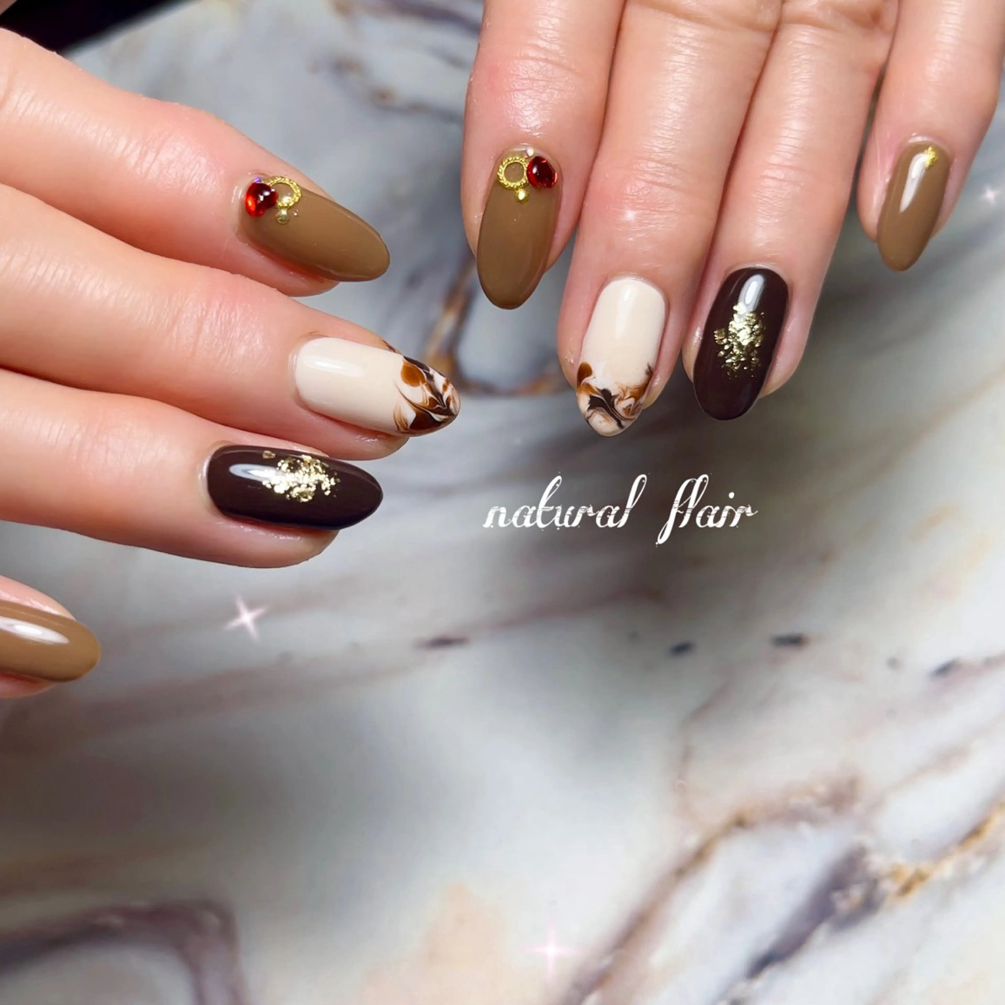 ネイル ハンドネイル natural flairのネイルデザイン