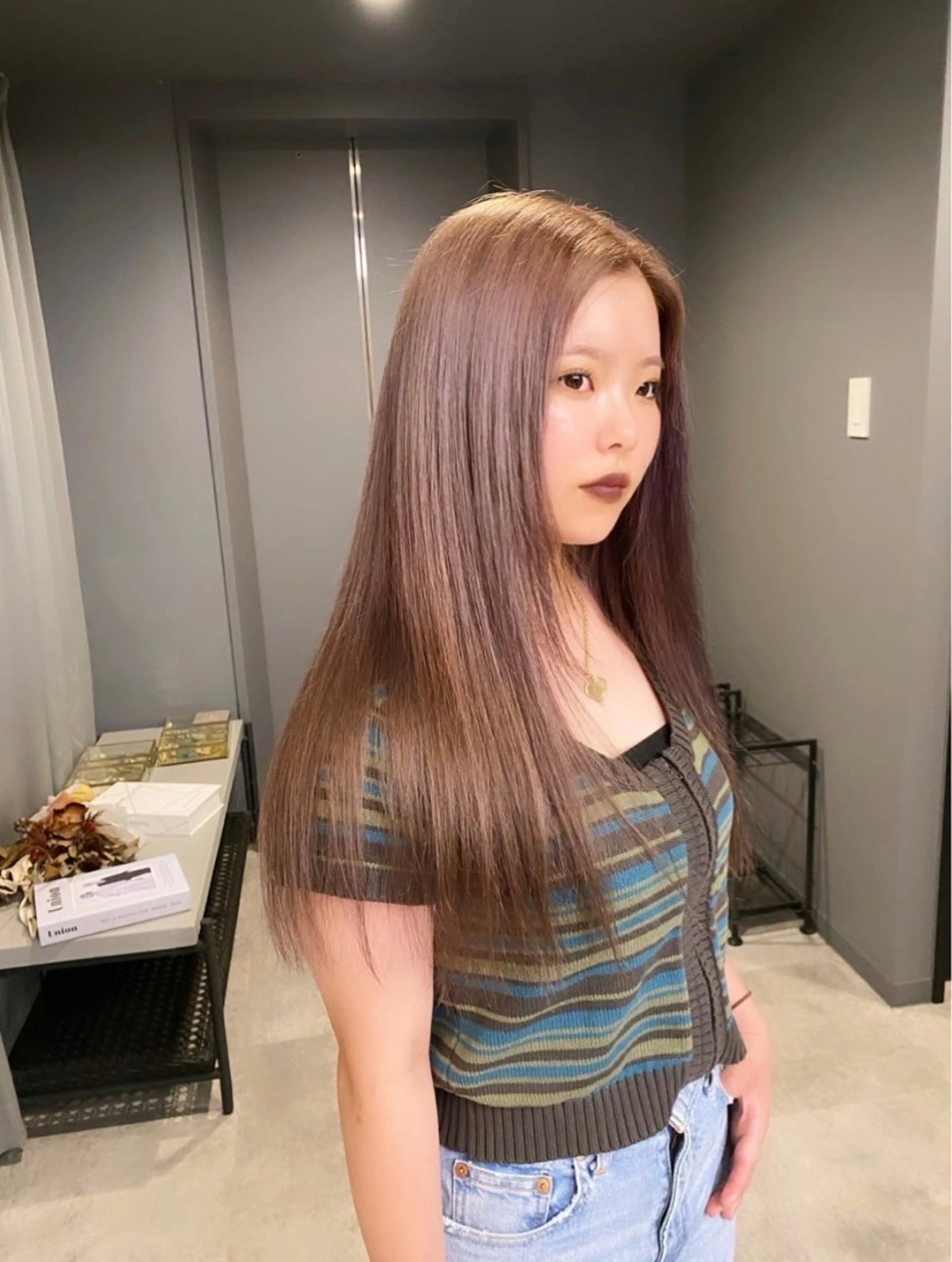 ロング 片山 朝陽のヘアスタイル