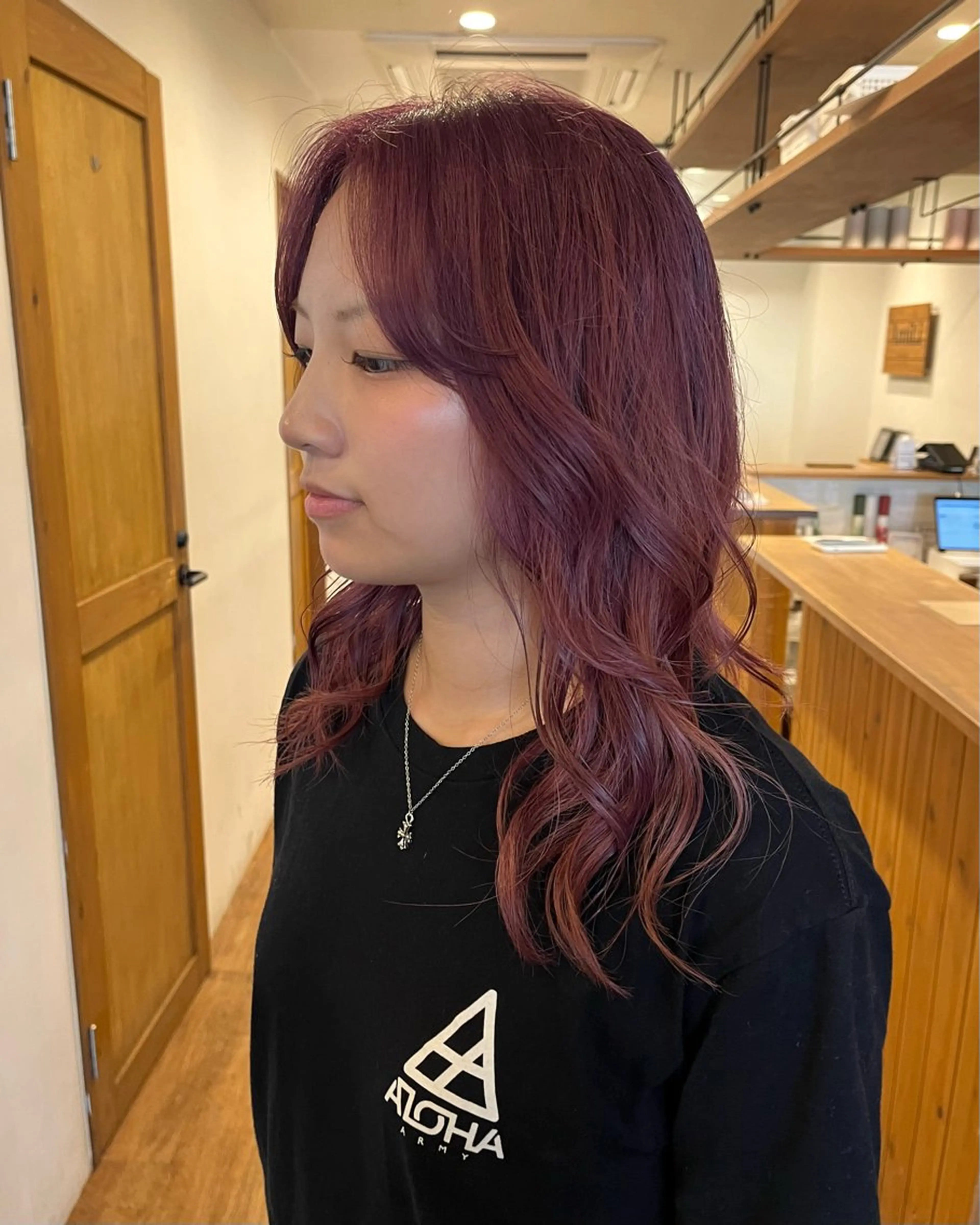 セミロング カラー カット ヘアカラー トリートメント china / ボブ/ブリーチカラーのヘアスタイル