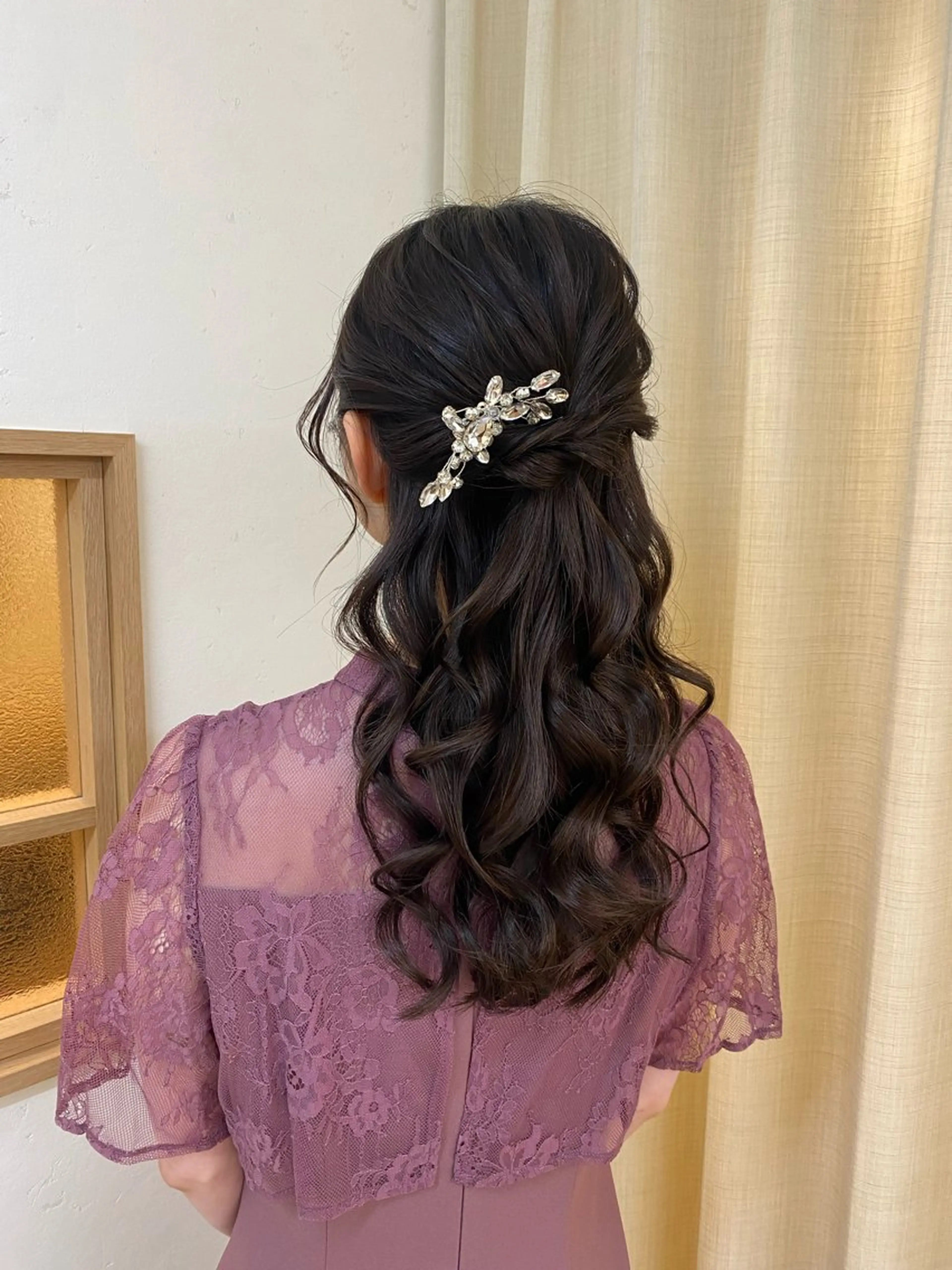 ヘアアレンジ ハーフアップ ヘアセット 🌻アラサー女子 指名No1🌻さやかのヘアスタイル