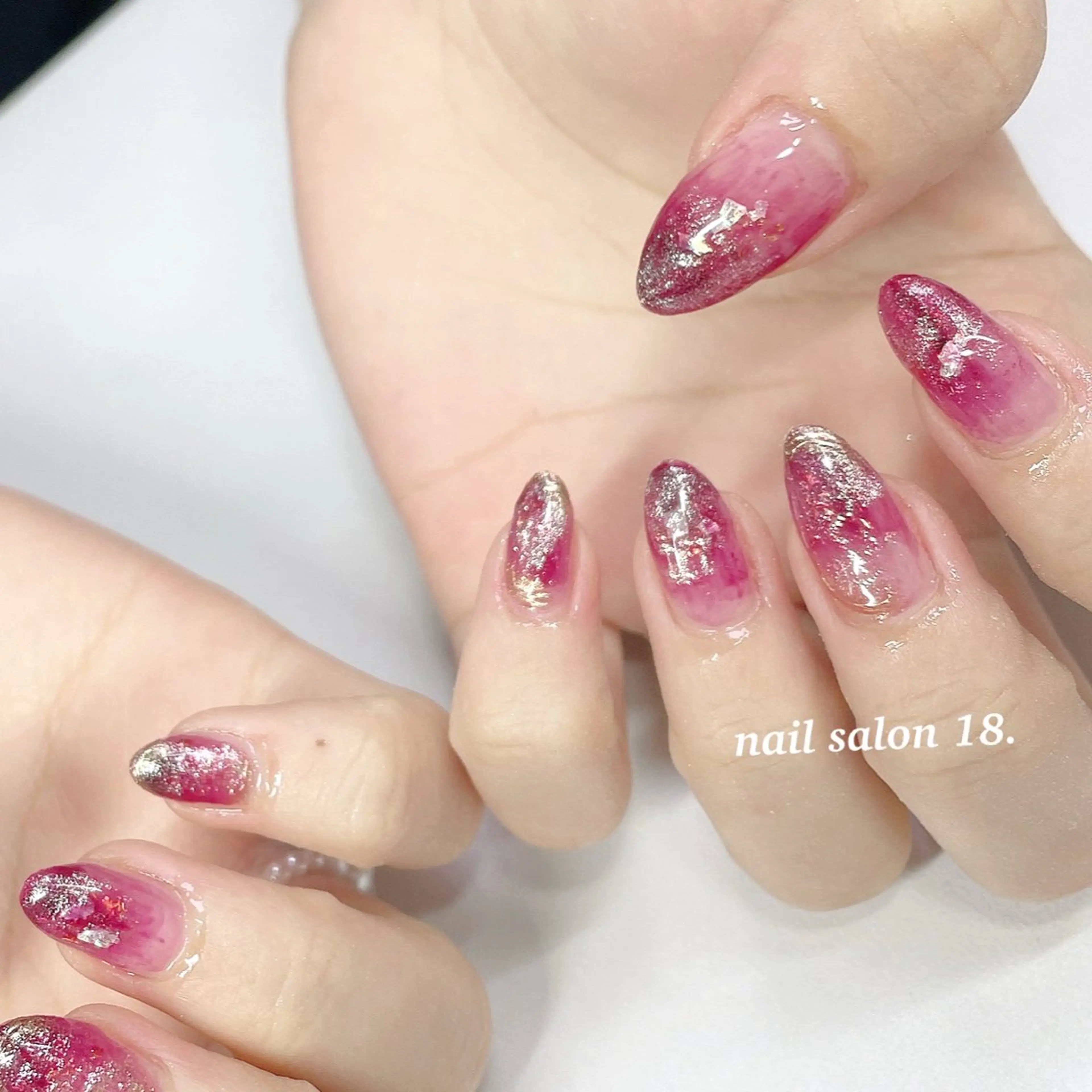 ネイル ハンドネイル nail salon18.所属・nail salon 18.　satokoのネイルデザイン