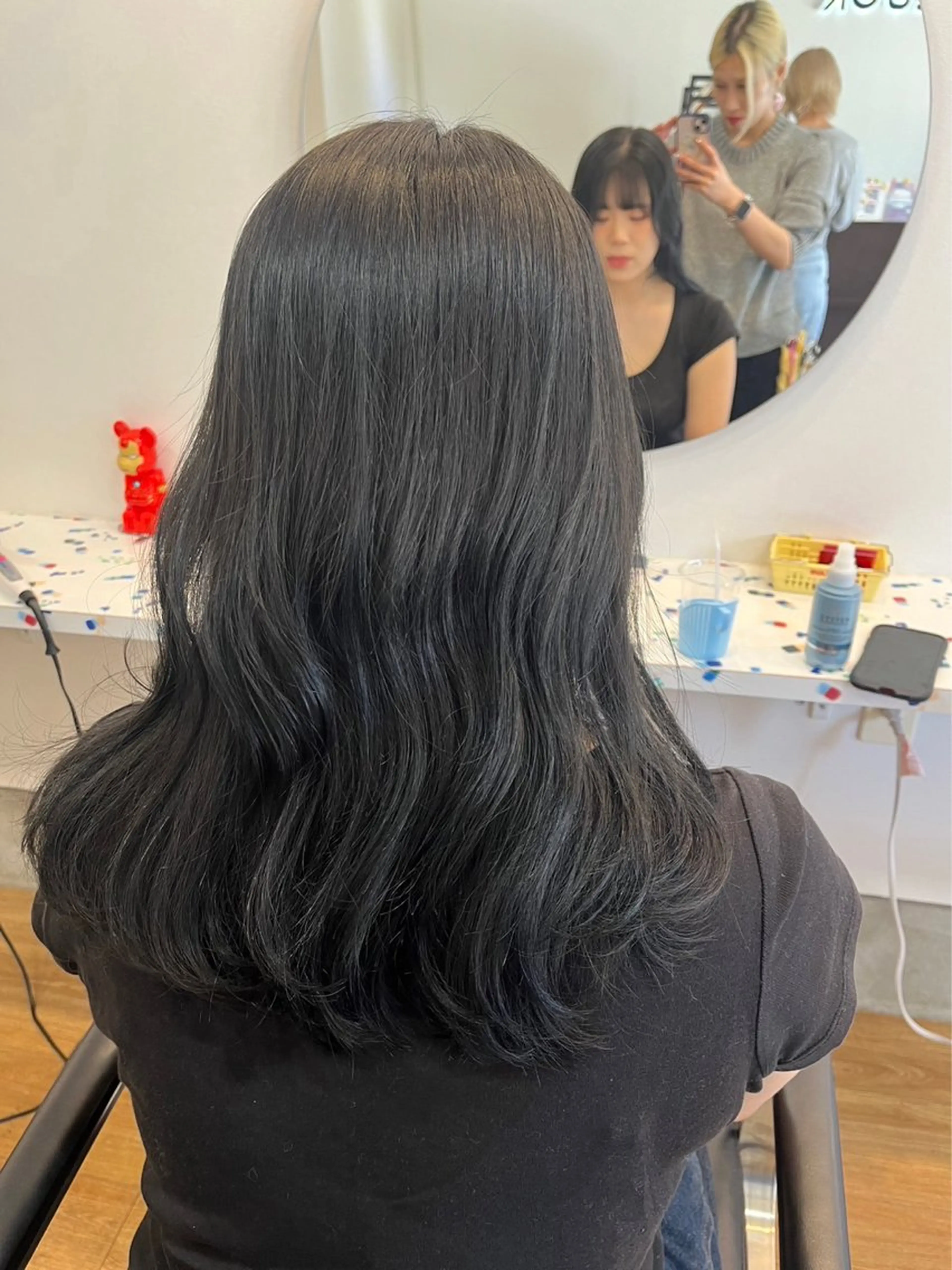 ミディアム ヘアカラー トリートメント まろやかなベージュ 小池春樹のヘアスタイル