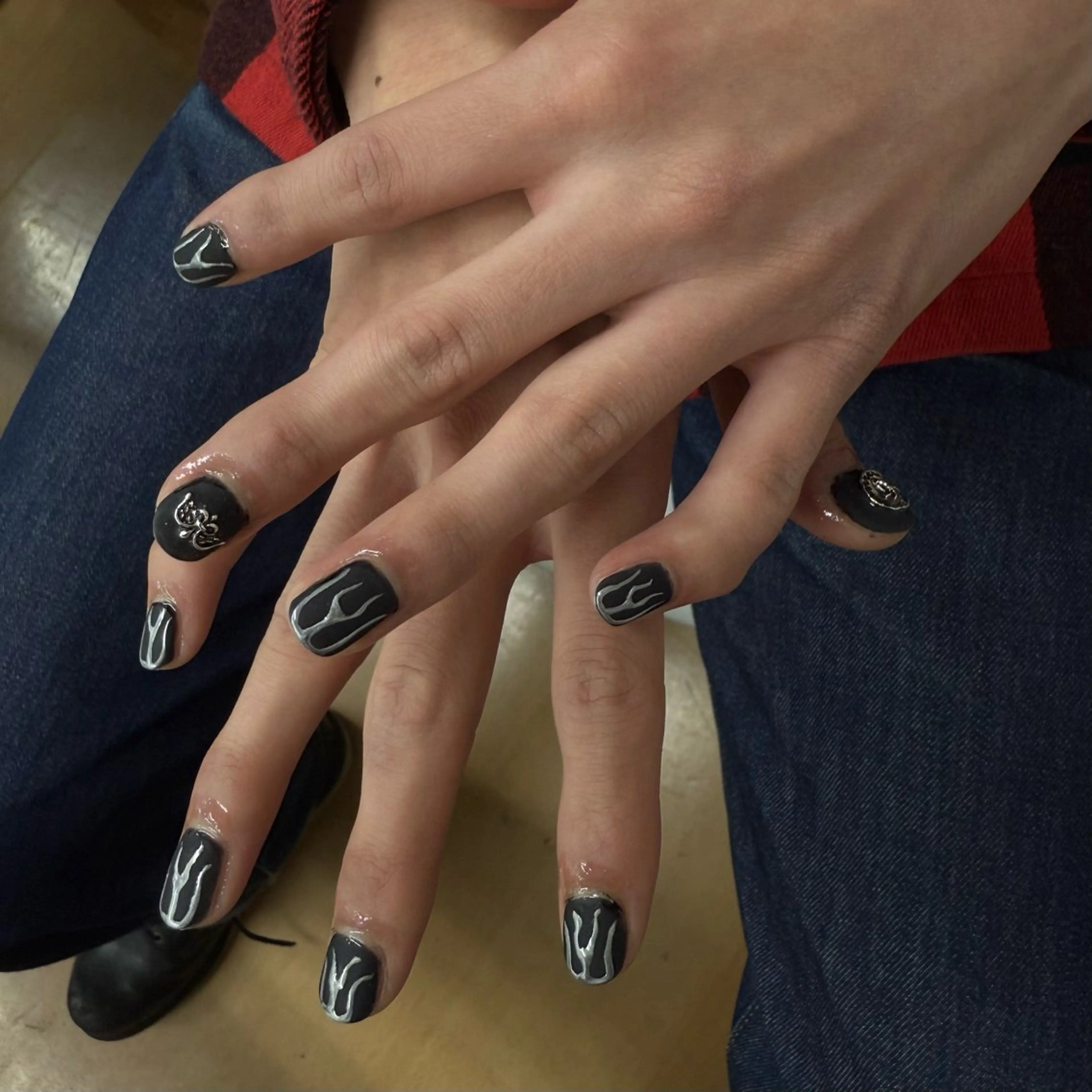 メンズ ネイル ハンドネイル 【REVE】 Niraiのネイルデザイン