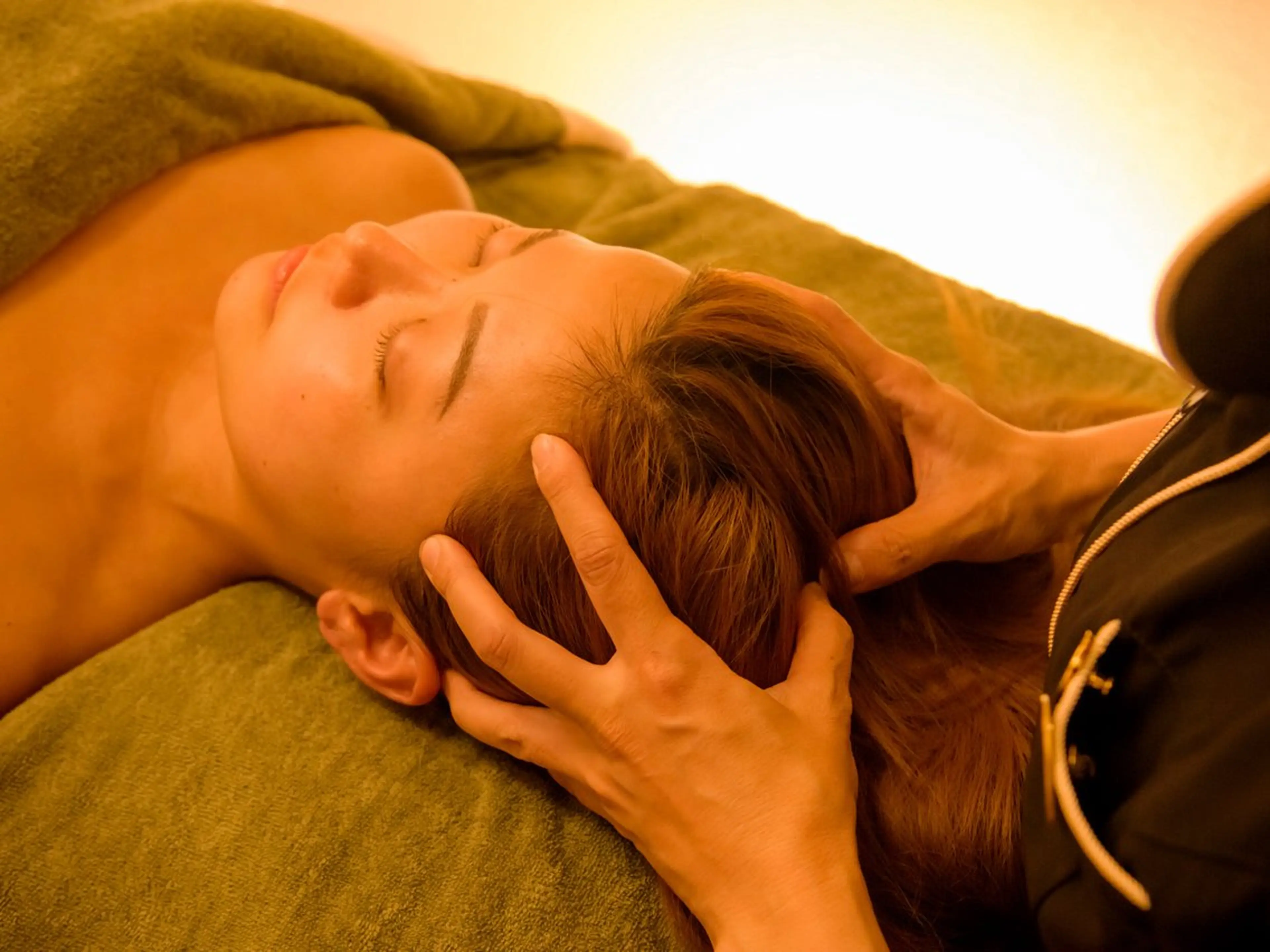 【超熟睡】よもぎ蒸し+ドライヘッドスパ80分コースの写真