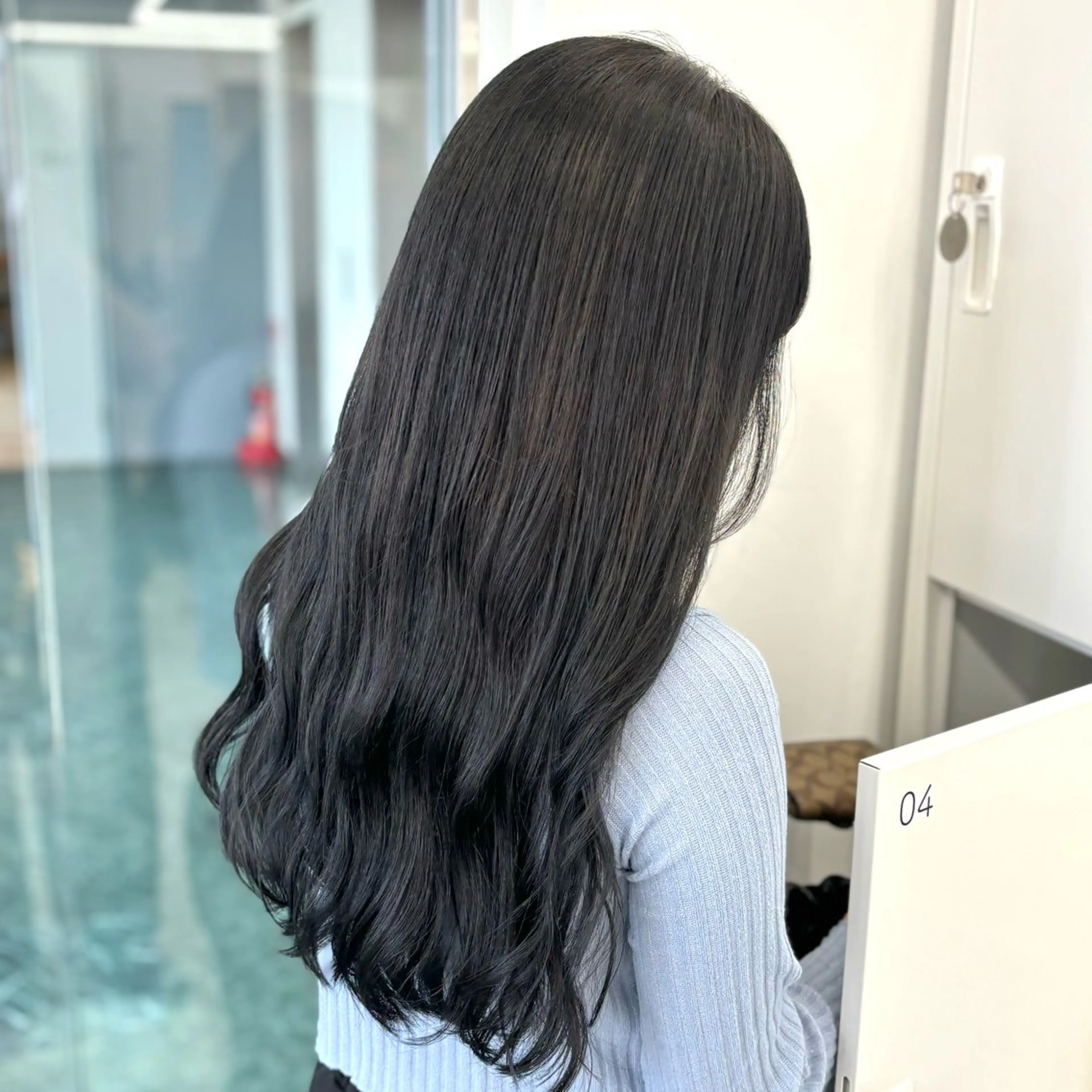 ロング カラー アディクシーカラー ブリーチ 透明感カラー ヘアカラー トリートメント レイヤー・暗髪 増田拓弥のヘアスタイル