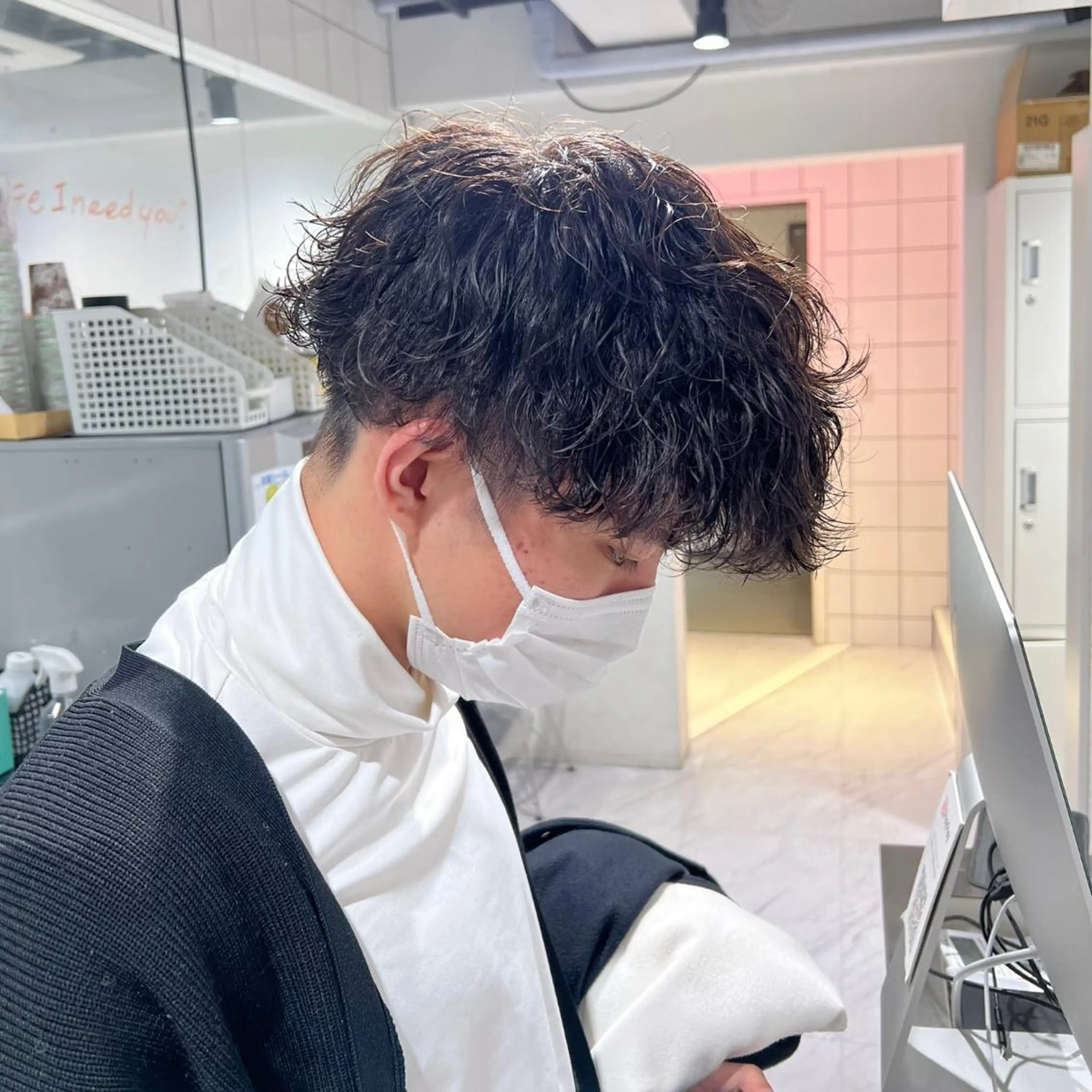 ショート カラー パーマ メンズ 🔥札幌No.1🥇 パーマ特化美容師🔥のヘアスタイル