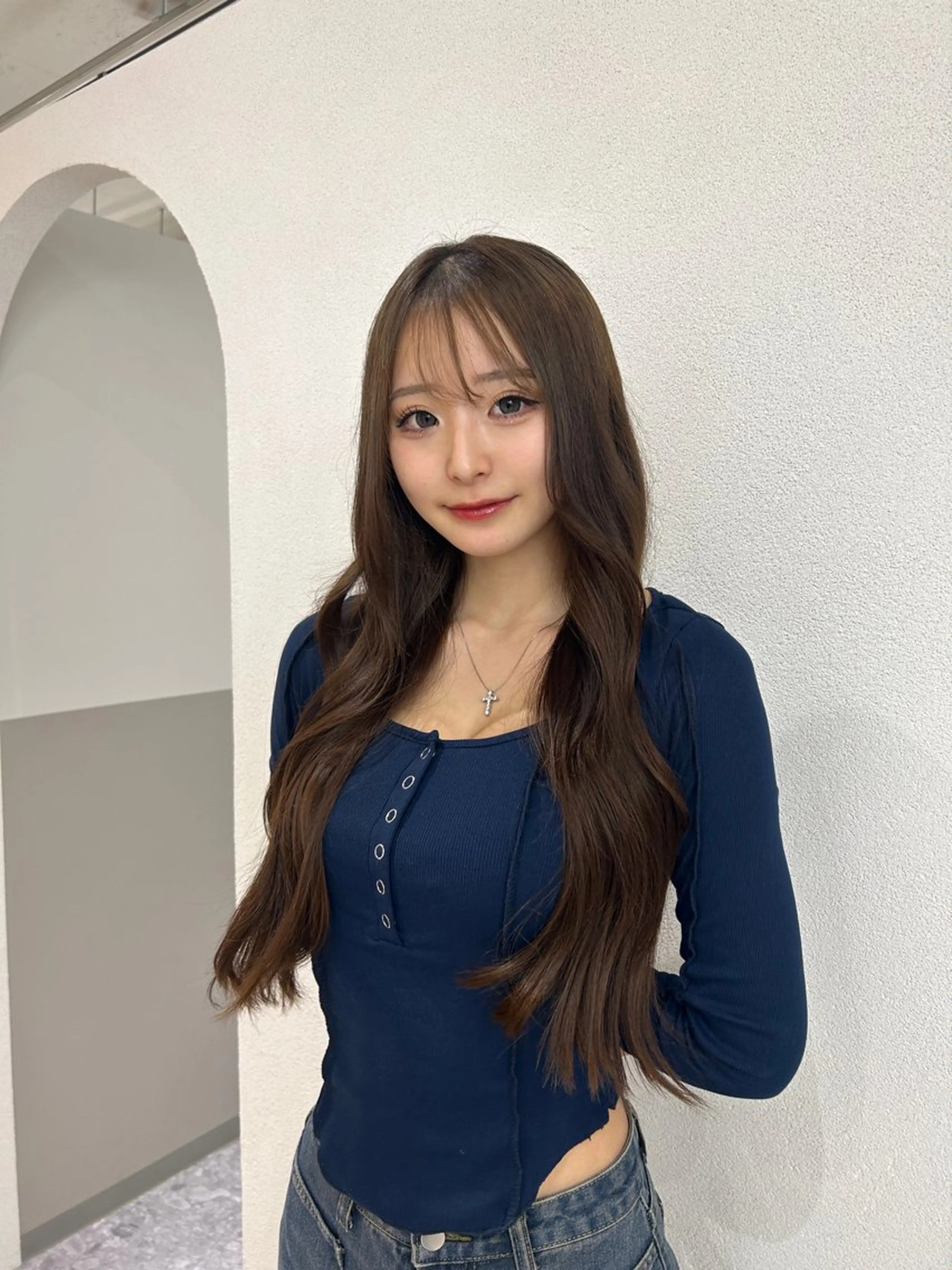 ロング カラー レイヤーカット /ハイトーンchaoのヘアスタイル