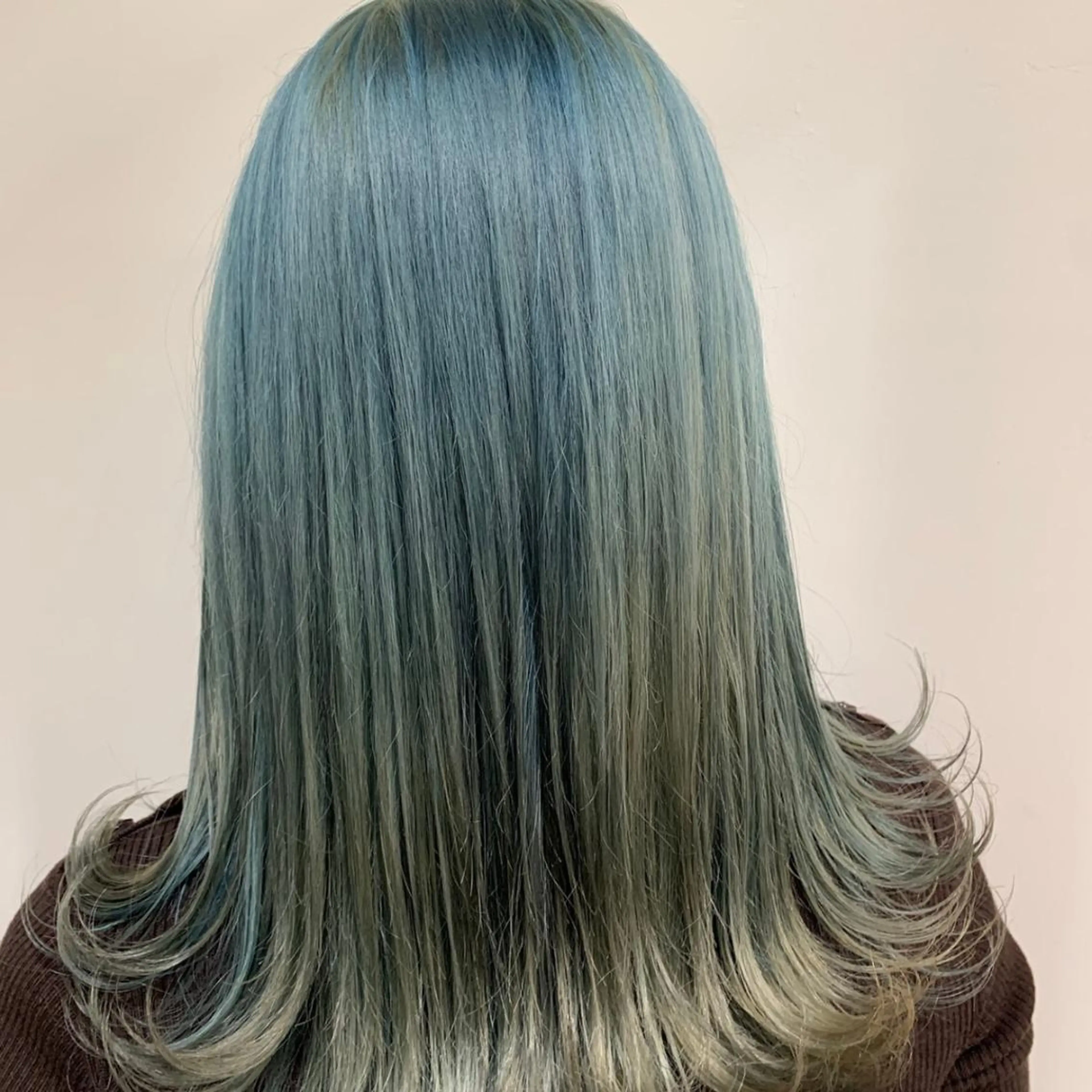 ロング カラー ヘアカラー あべ ゆうかのヘアスタイル