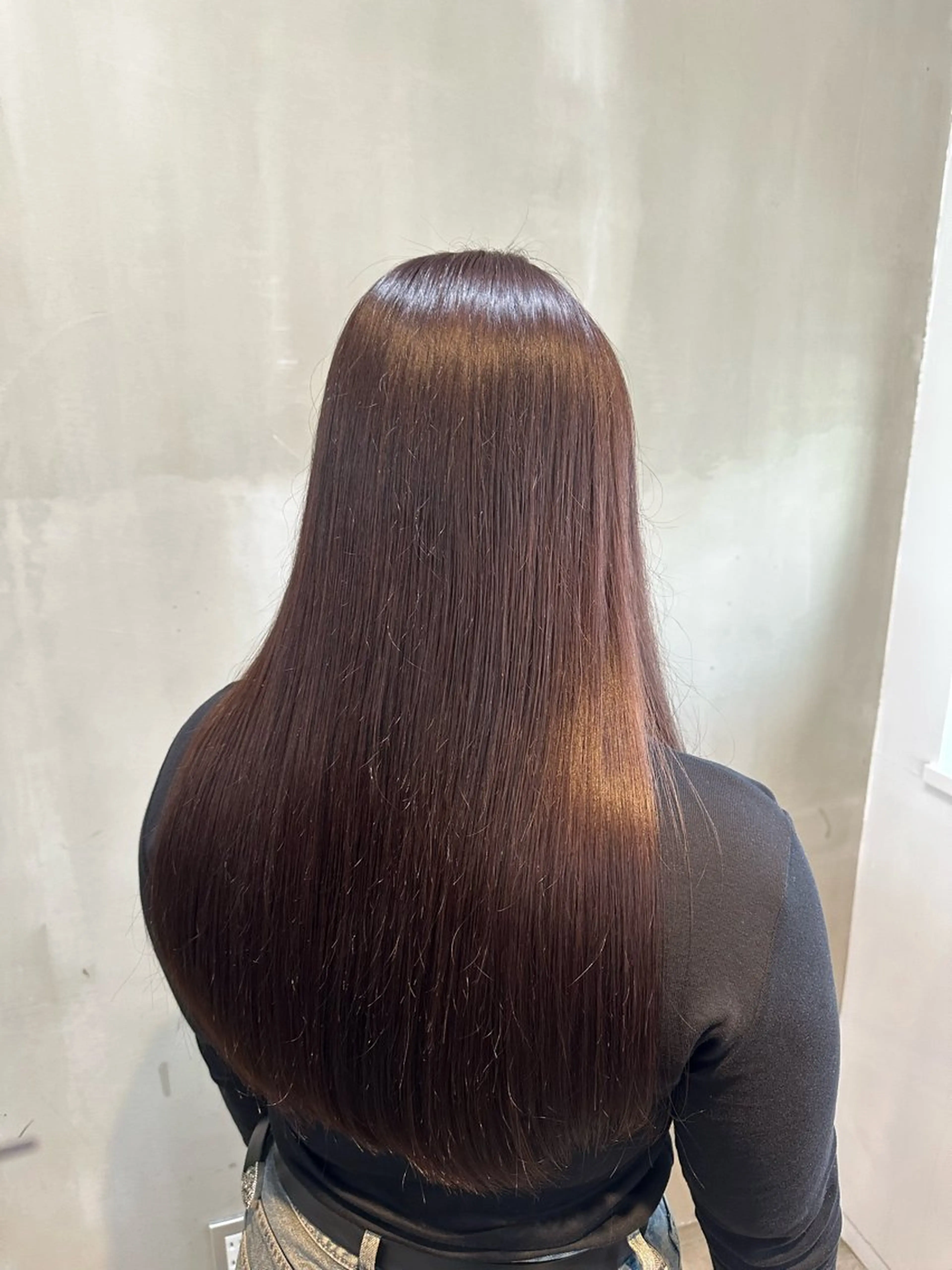 ロング カラー ピンクカラー ヘアカラー 仲間 愛月 /透明感カラーのヘアスタイル