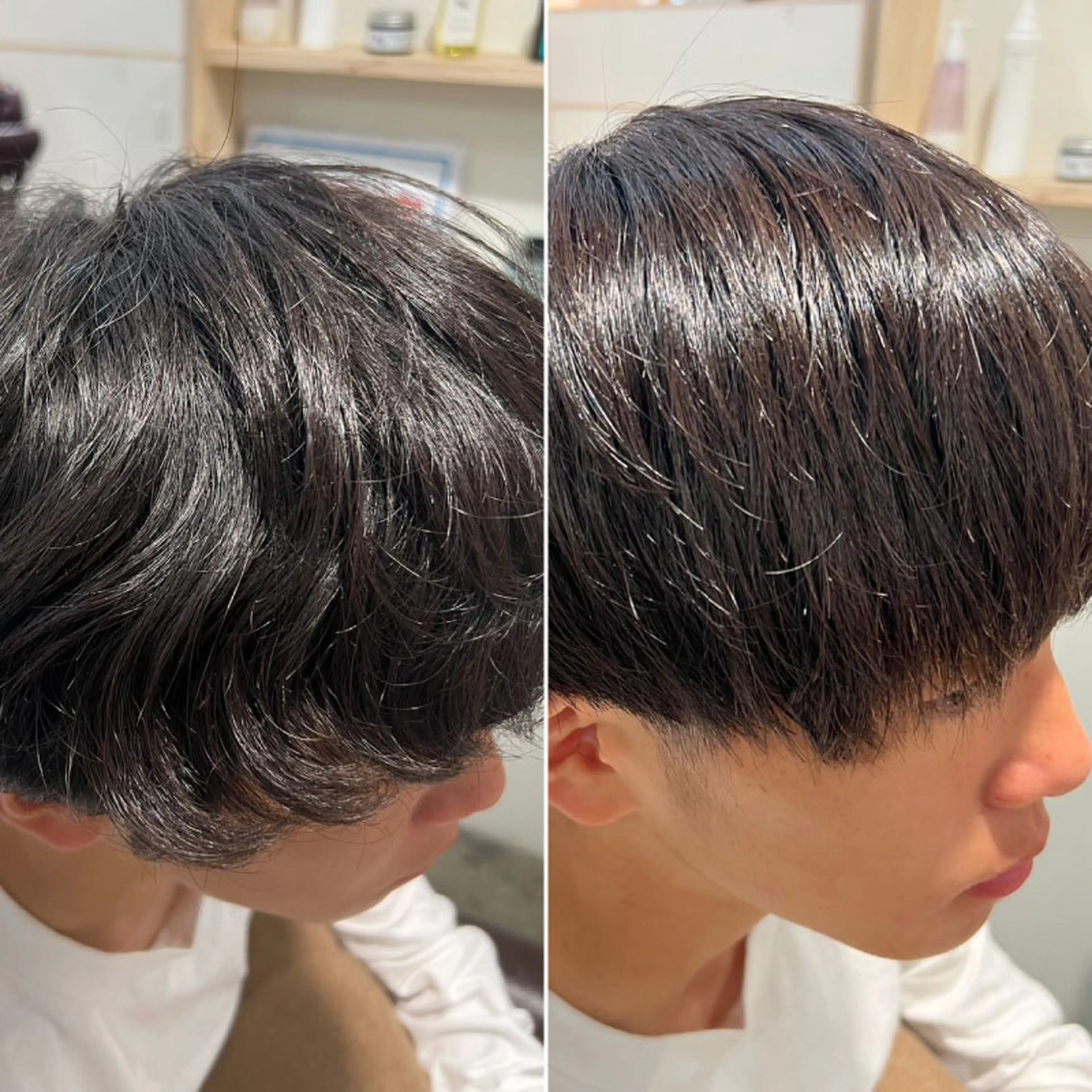 メンズ 縮毛矯正 トリートメント 園田 一喜のヘアスタイル