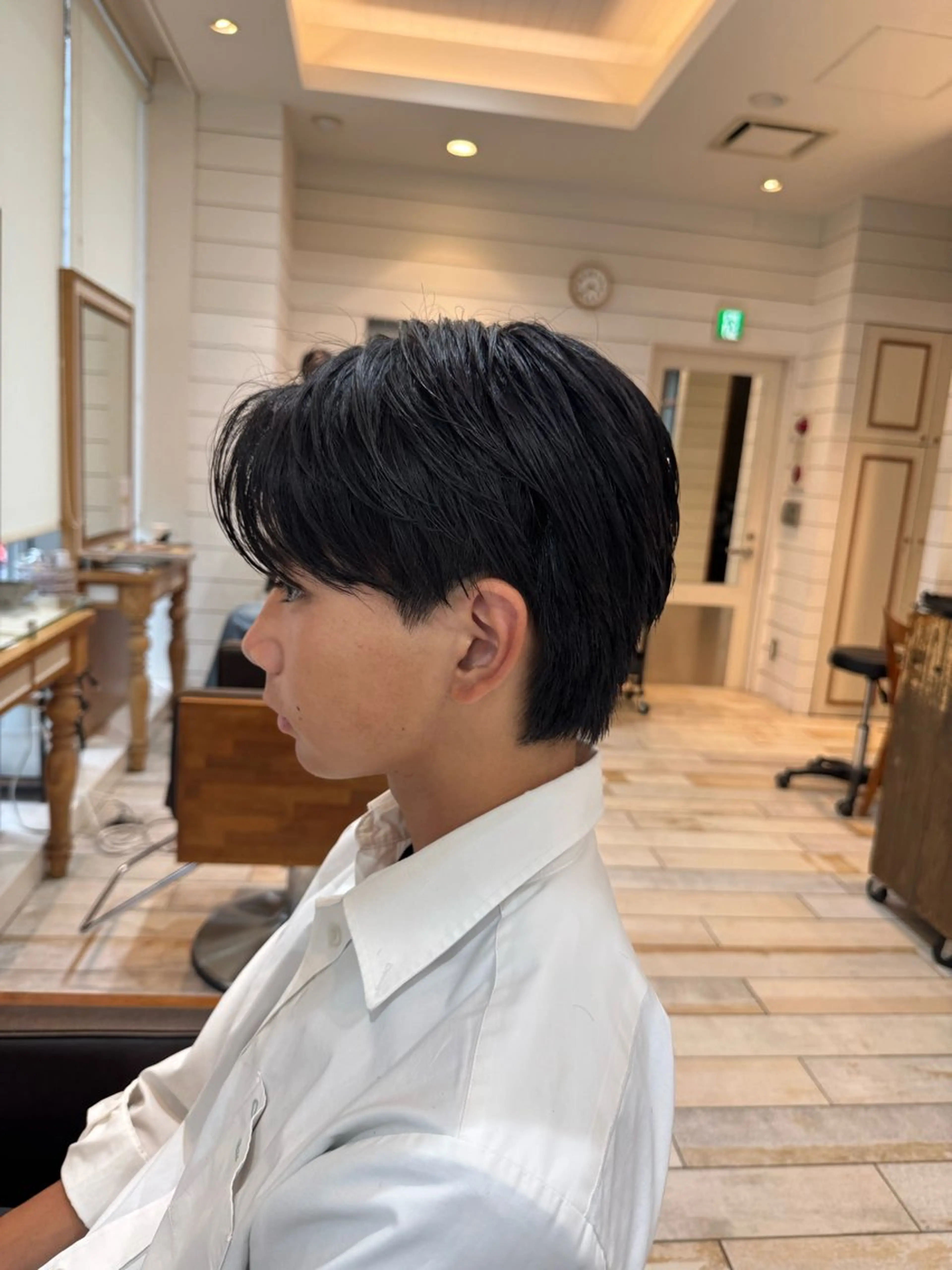 メンズ センターパート 刈り上げ カット 渋谷/メンズカット ✂︎松本英朗✂︎のヘアスタイル