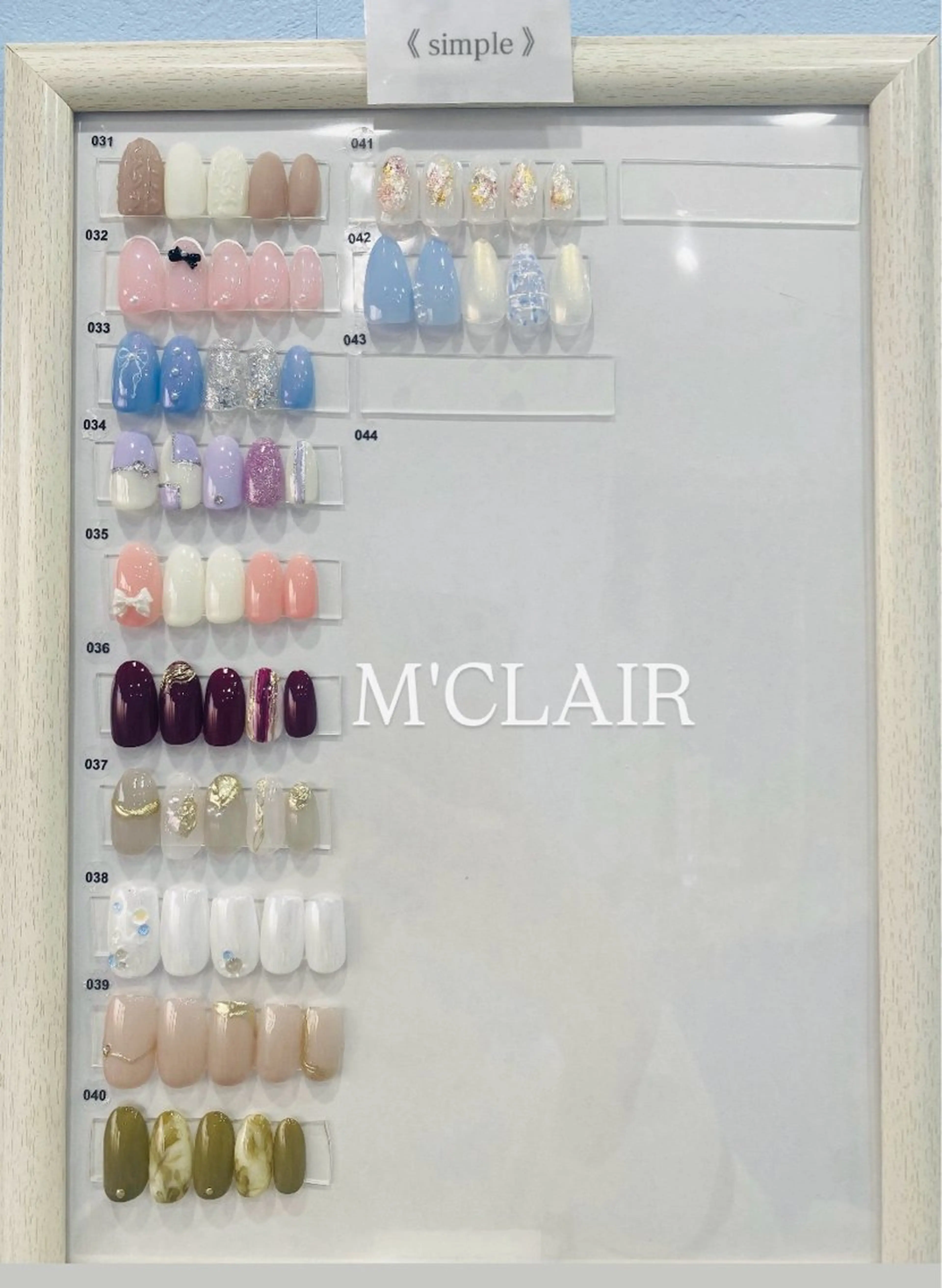 ネイル M'CLAIR所属・M'CLAIR makikoのネイルデザイン