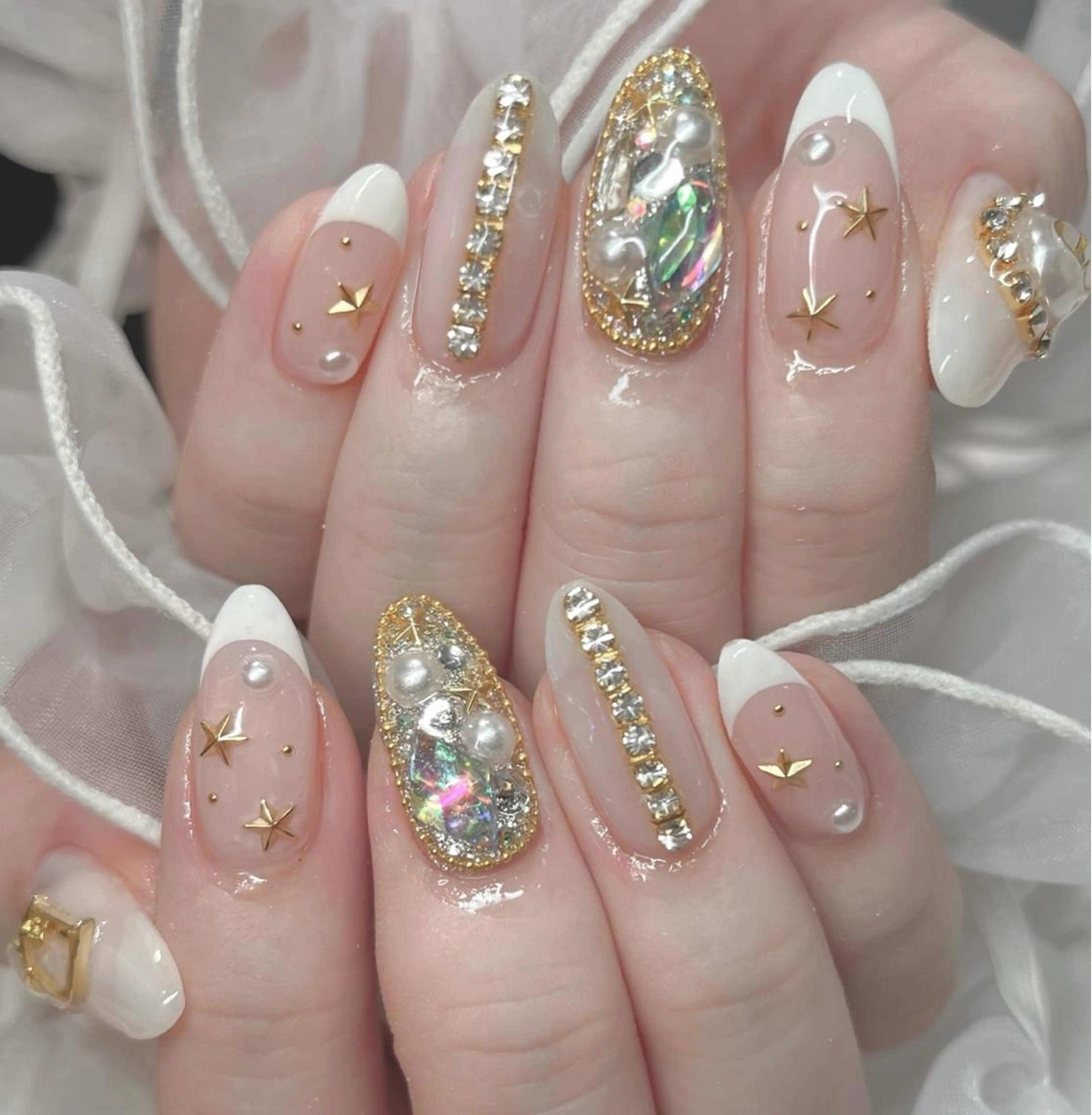 ネイル キラキラネイル nailsalon moca 堀江店所属・moca堀江店 momokaのネイルデザイン