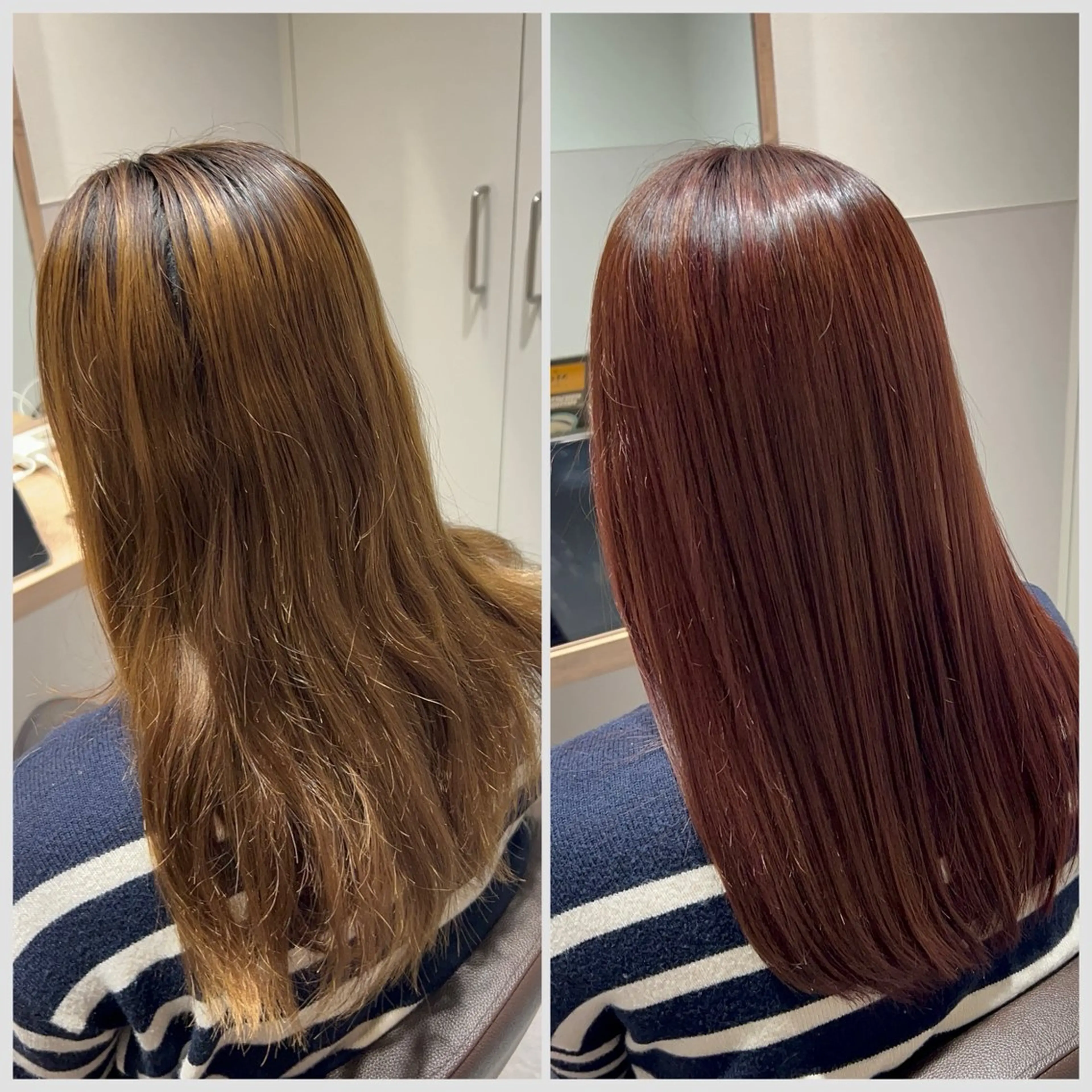 ミディアム カラー ヘアカラー トリートメント SALOWIN 神戸三宮店所属・【三宮/ブリーチ なしカラー】高田祐也のヘアスタイル