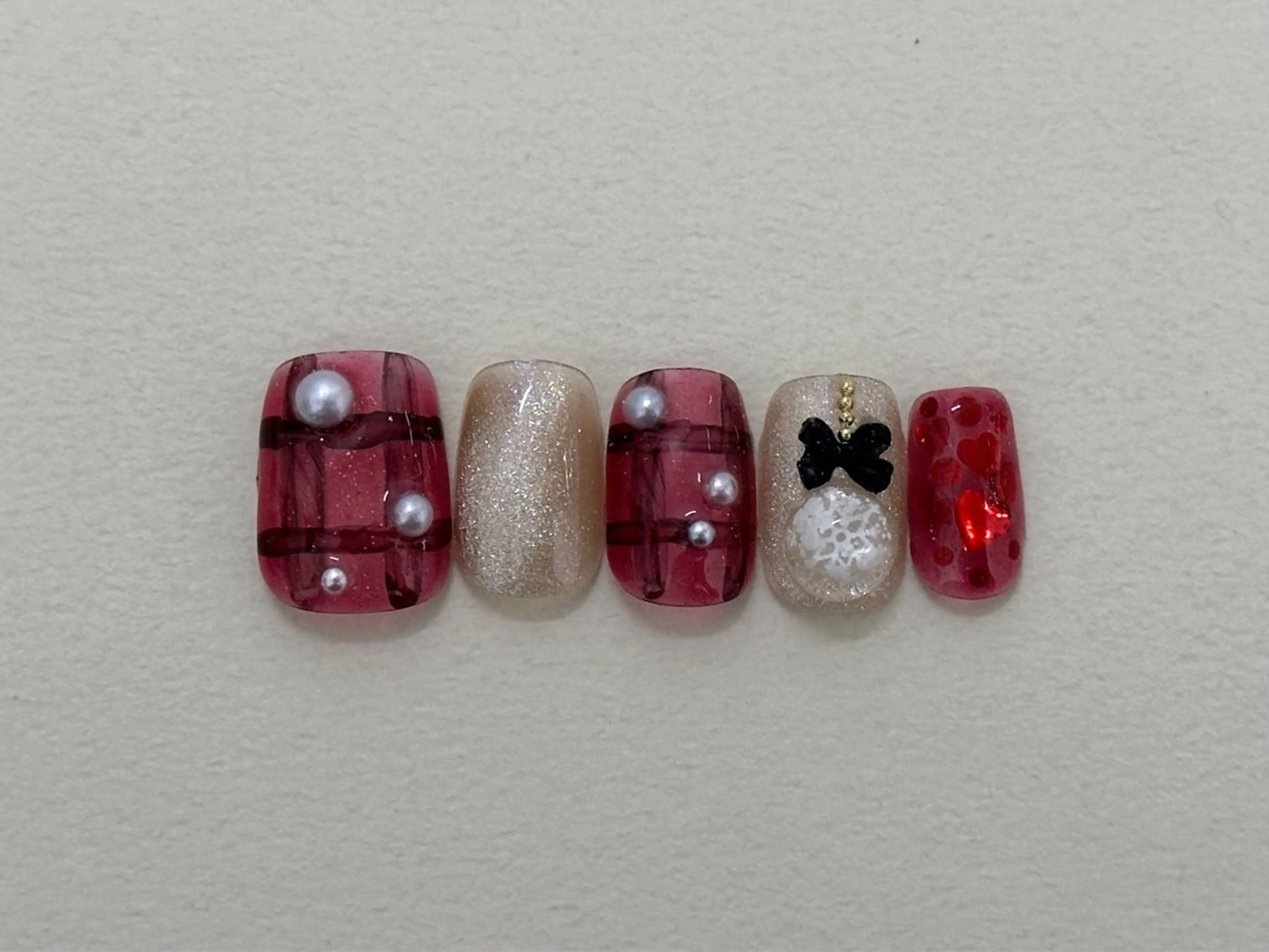 ネイル 冬ネイル クリスマス ハンドネイル Nail Katoのネイルデザイン