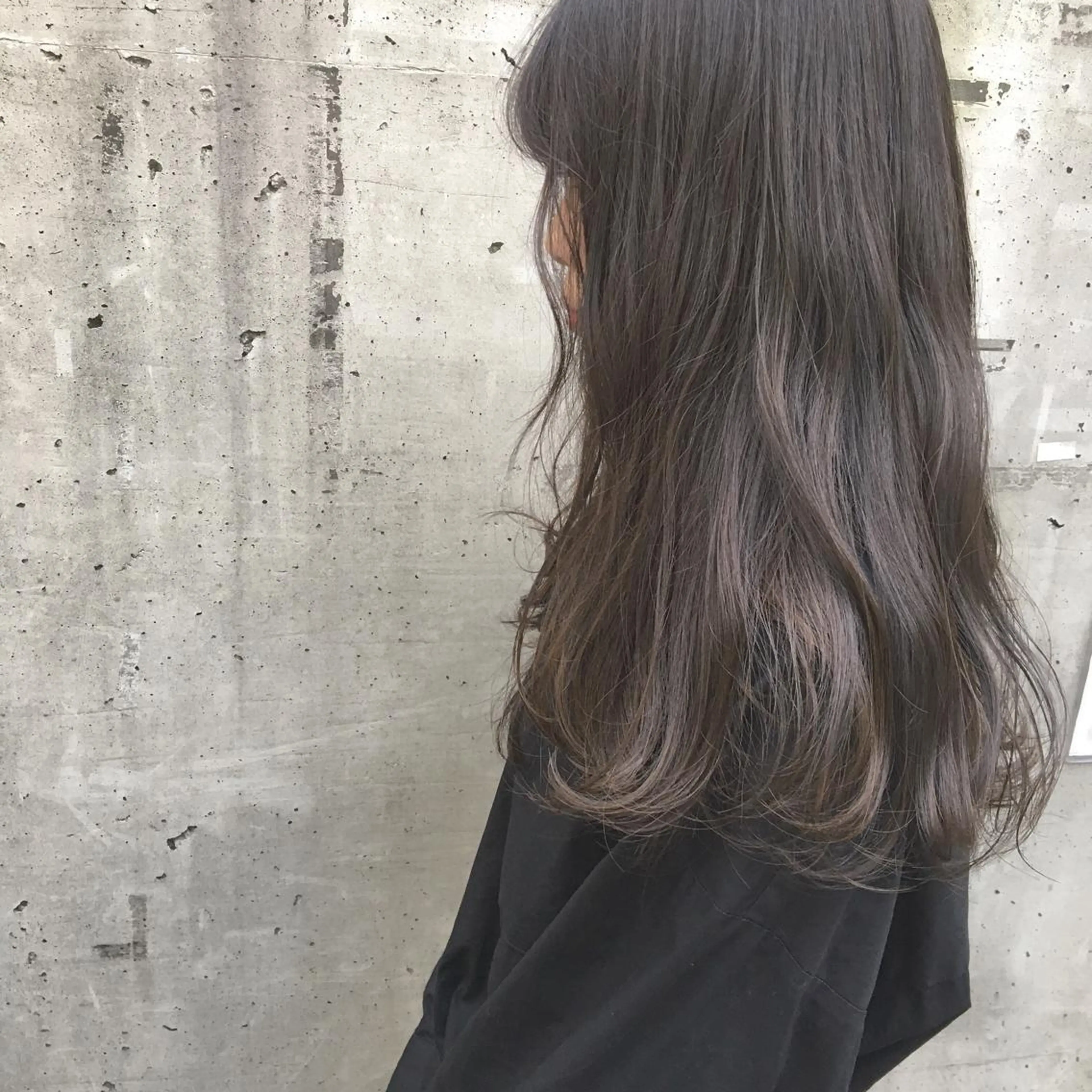 ロング カラー グレージュ emme MIHO♡のヘアスタイル