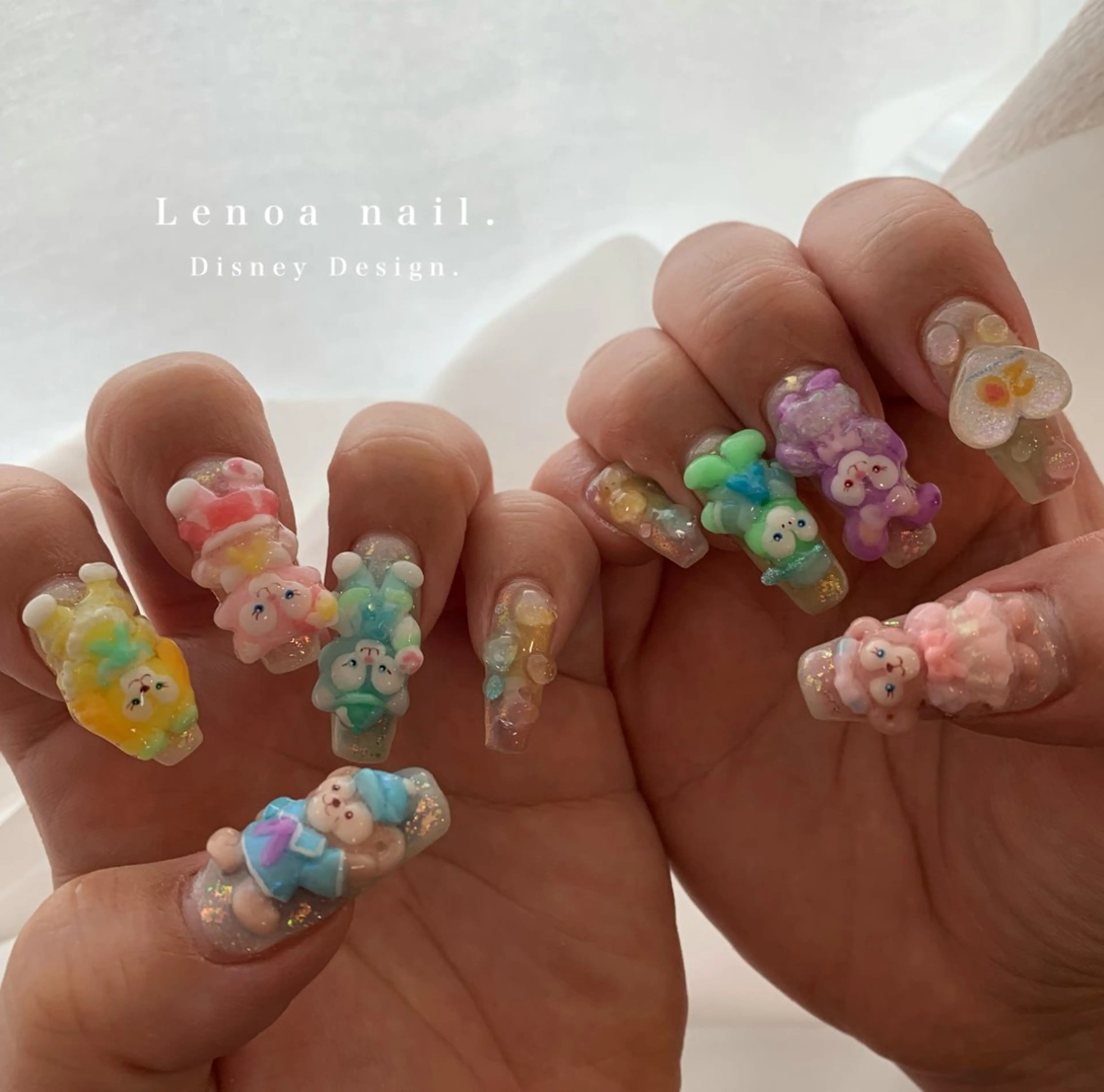 ネイル アートネイル 持ち込み nailsalon Lenoaのネイルデザイン