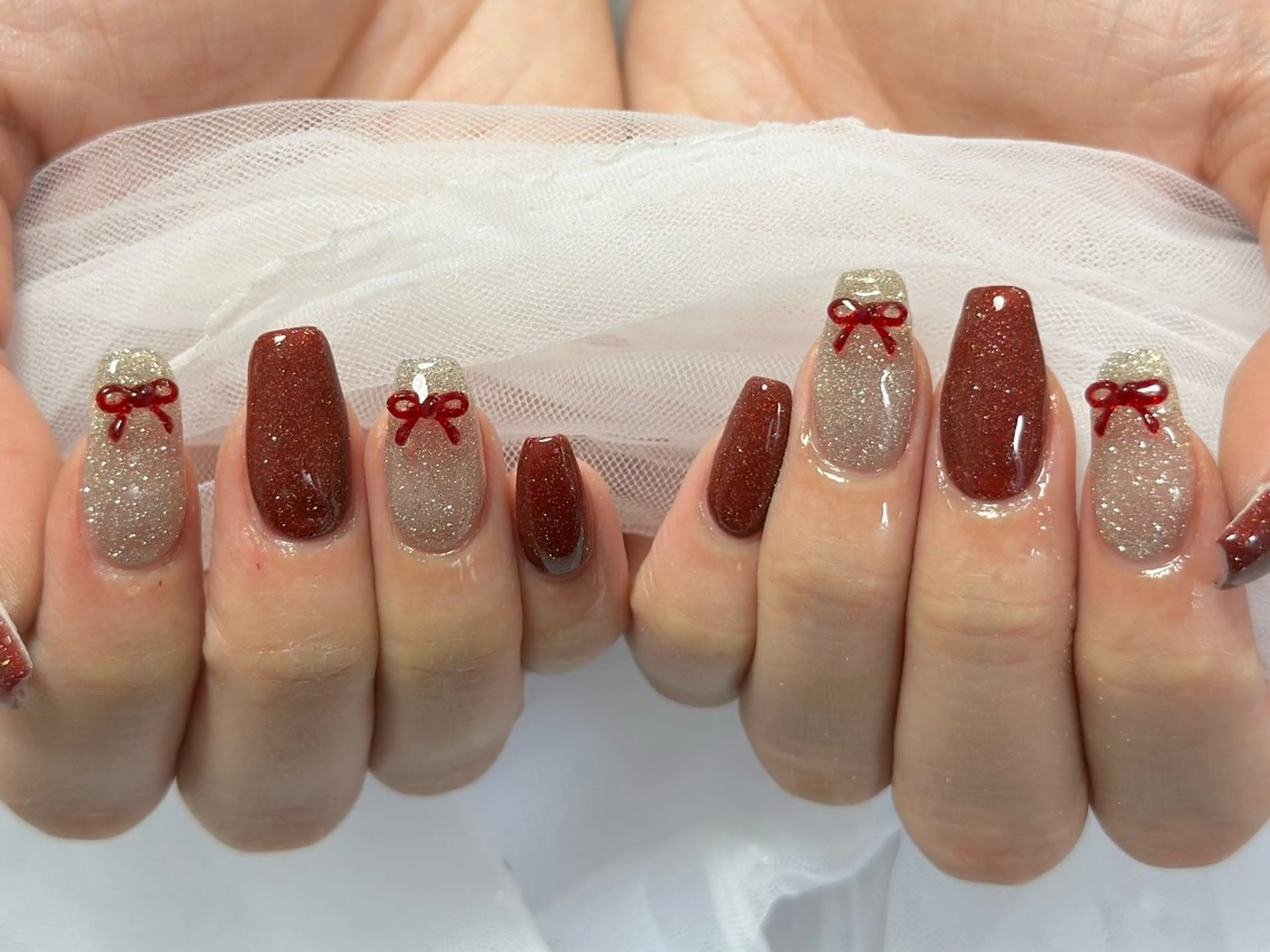 ネイル 【パラジェル・フィルイン】Nailsalon　Merci東中野所属・Merci shigaのネイルデザイン